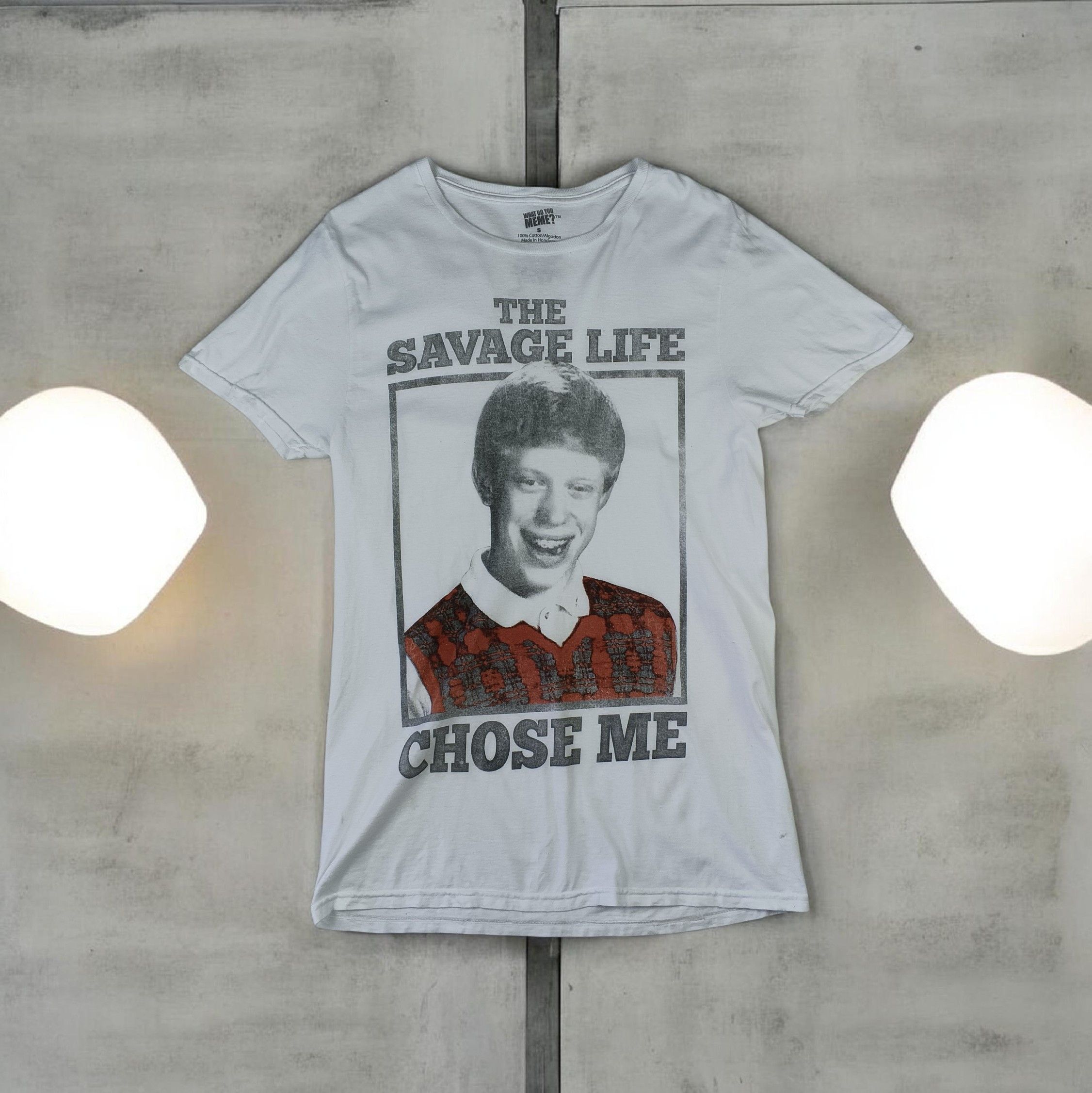 Vintage Vintage Y2K The Savage Life Choose Me Meme T-Shirt Size S / US 4 / IT 40 - 1 Thumbnail