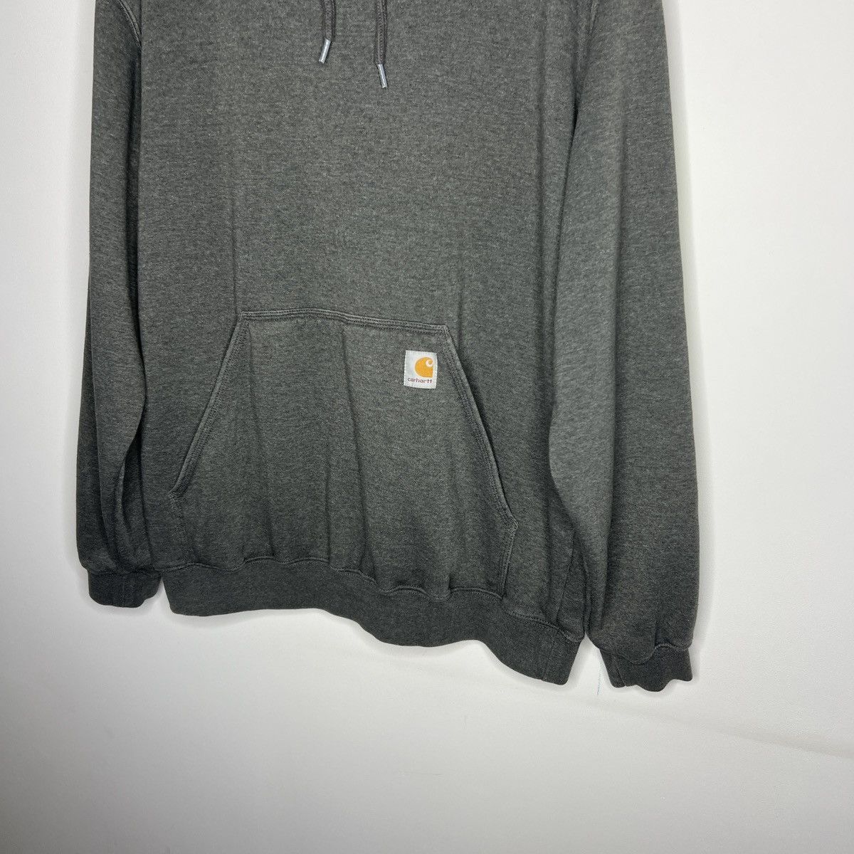 Carhartt × Carhartt Wip Carhartt WiP Hoodie Sweatshirt Hooded Grey Logo Y2K Size US L / EU 52-54 / 3 - 2 Thumbnail