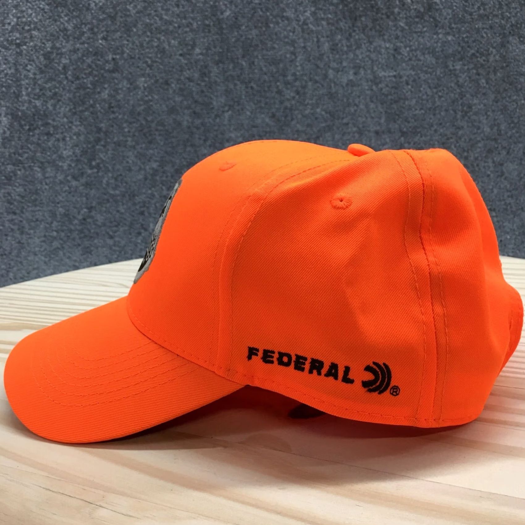 Logo 7 Outdoor Cap Runnings Federal Baseball Hat Mens Orange One Size Embroidered Logo Size ONE SIZE - 4 Thumbnail