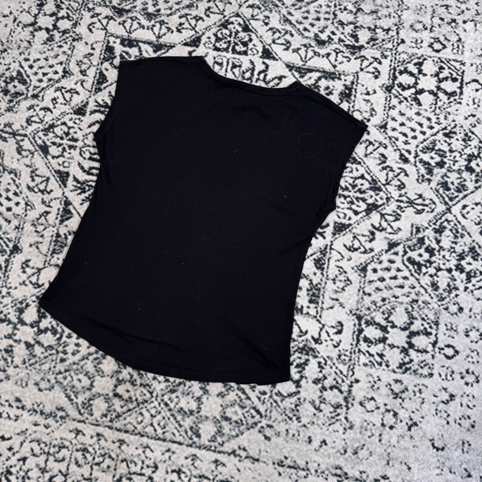 Vintage Vintage Sophie Schnoor Women's Black Cotton T-Shirt Size XS Size US XS / EU 42 / 0 - 12 Thumbnail