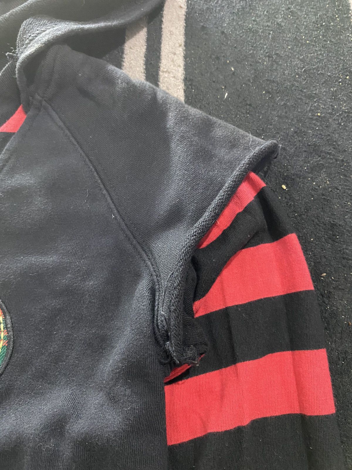 Hysteric Glamour × If Six Was Nine × Japanese Brand Ask enquired distressed double layers striped hoodie Size US S / EU 44-46 / 1 - 7 Thumbnail
