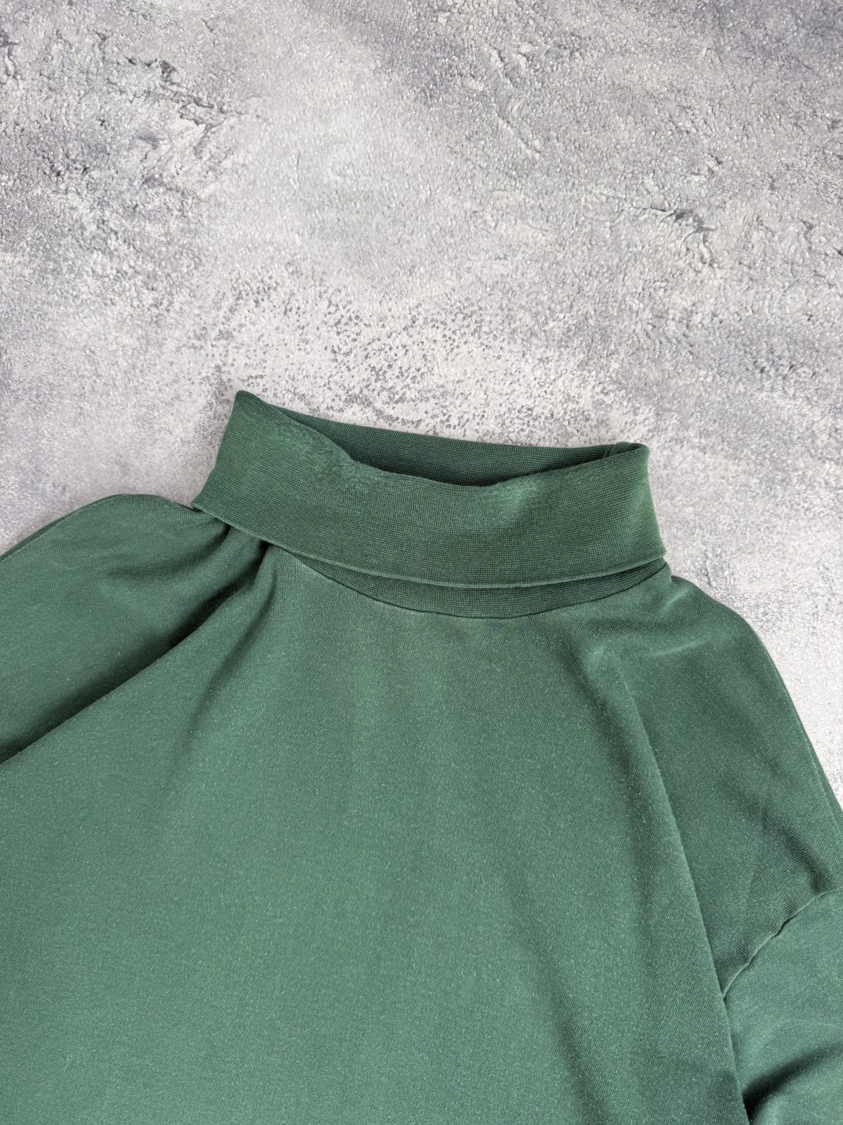 Sunspel Sunspel Forest Green Turtleneck Long Sleeve Sweatshirt Size US L / EU 52-54 / 3 - 9 Thumbnail