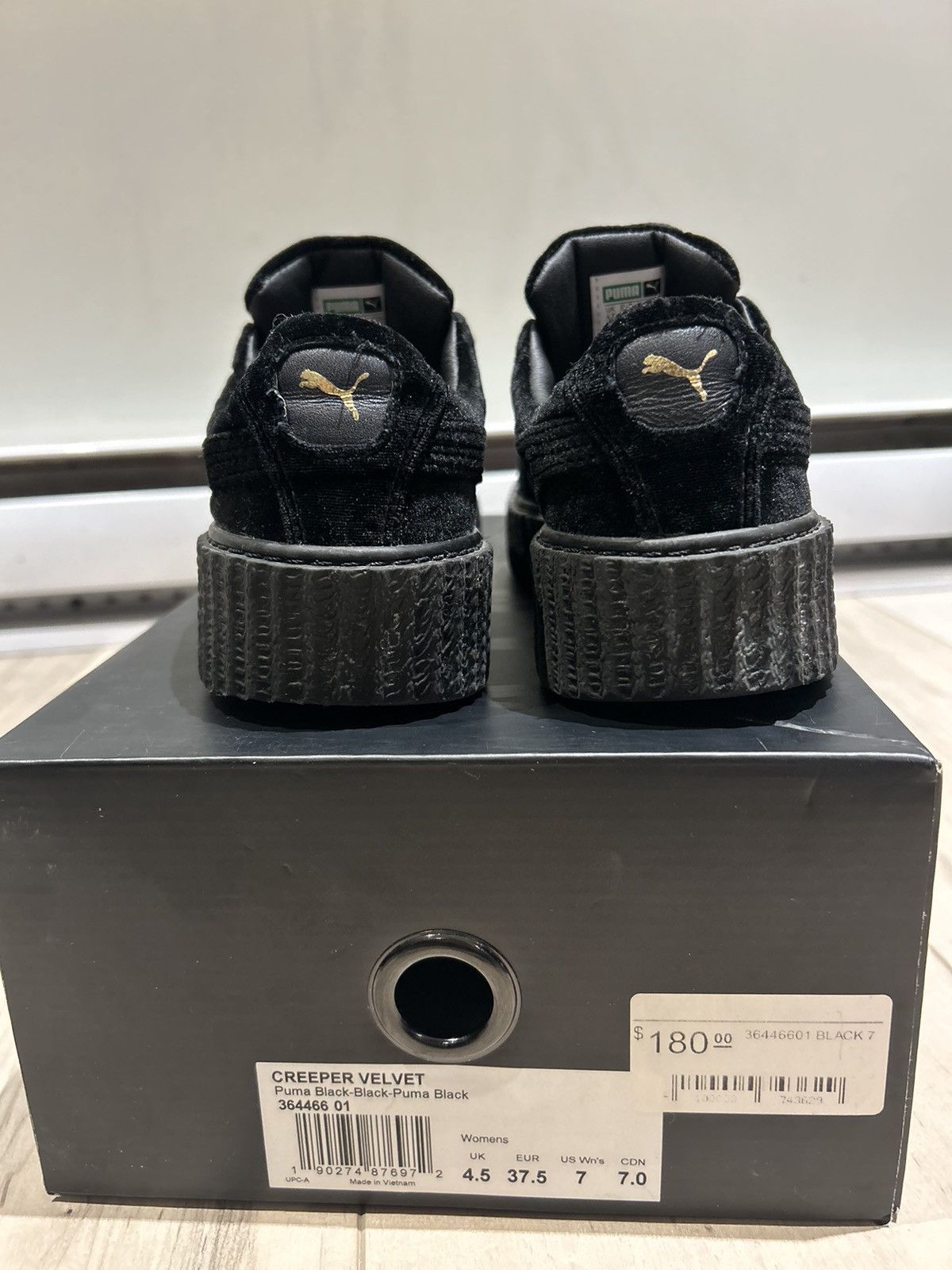 Fenty × Puma Puma Fenty Creeper Black Velvet Size 7 Size US 7 / IT 37 - 5 Thumbnail