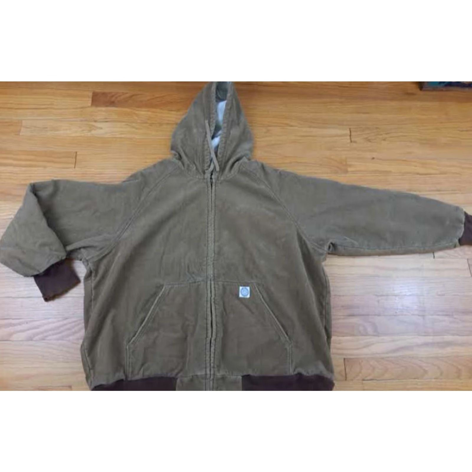 Ralph Lauren VINTAGE Ralph Lauren Polo Jeans Corduroy Insulated Full Zip Hooded Jacket XL Mens Jacket Tan-Khaki Size US XL / EU 56 / 4 - 2 Thumbnail