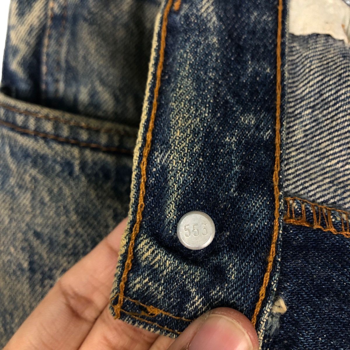 Levi's 🔥VINTAGE DENIM JEANS LEVI’S 501 DISTRESSED RUSTY DESIGN Size US 33 - 19 Thumbnail