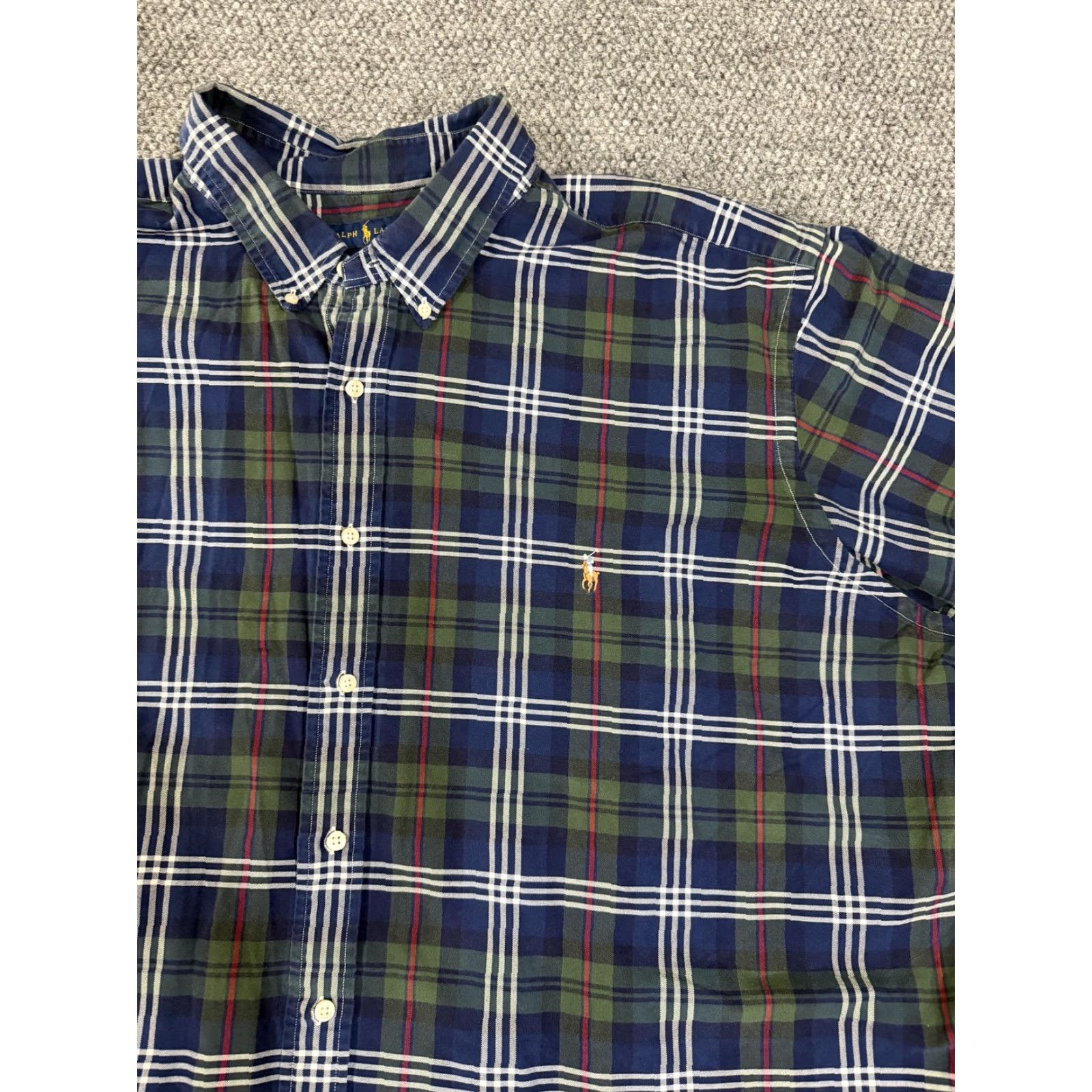 Ralph Lauren Ralph Lauren Shirt Mens 4XB Big & Tall Plaid Button-Down Long Sleeve Classic Fit Multicolor Size US XXL / EU 58 / 5 - 3 Thumbnail