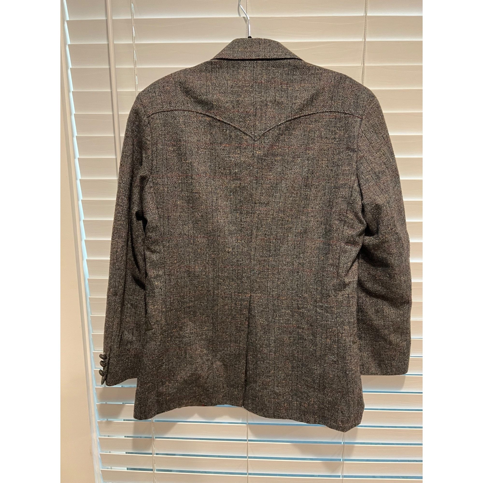 Panhandle Slim Panhandle Slim Gray Western Blazer Sport Coat - Size 40R Size 40R - 6 Thumbnail