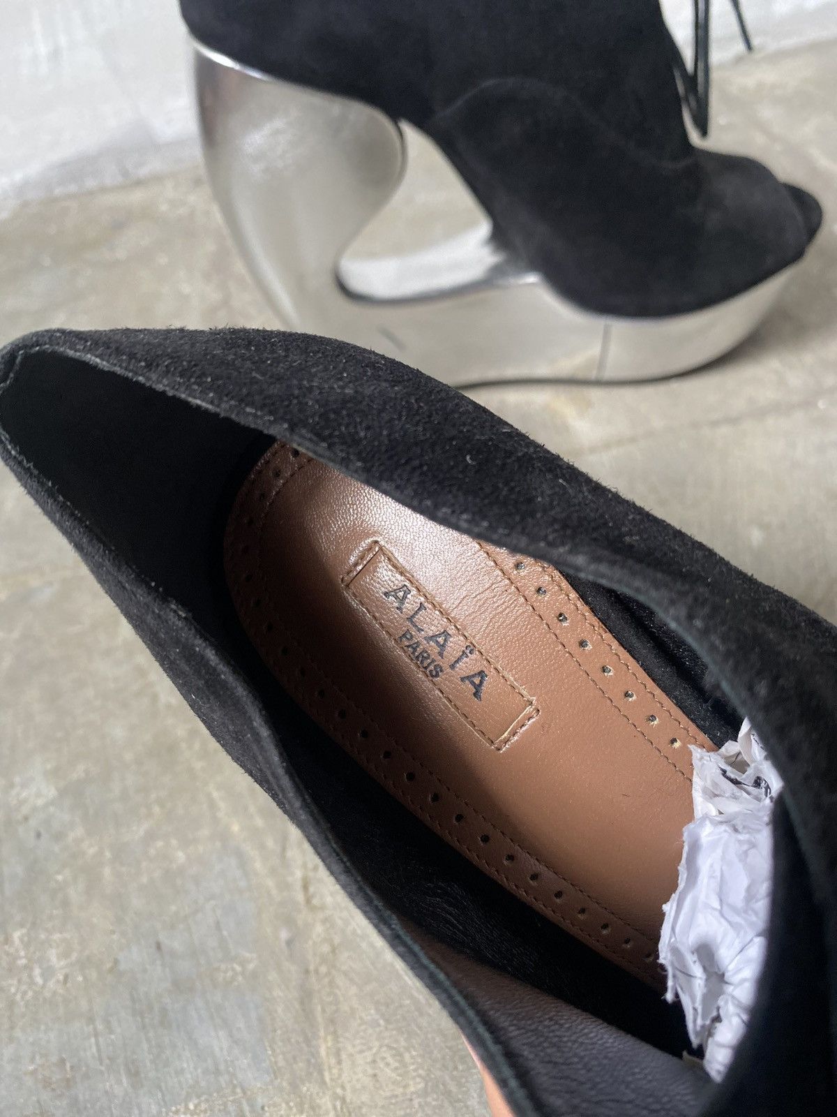 Alaia Alaia - Lace Up Wedges Size US 8.5 / IT 38.5 - 6 Thumbnail