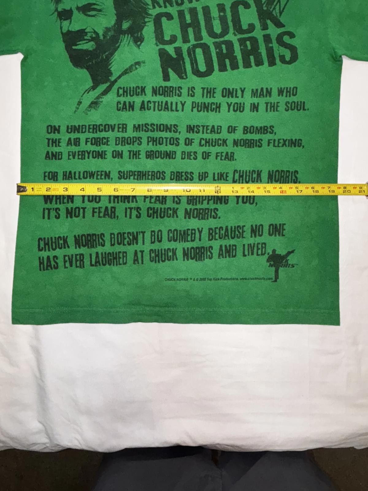 American Apparel Vintage Chuck Norris Graphic Tee - Funny Quote T-Shirt Size US M / EU 48-50 / 2 - 8 Thumbnail