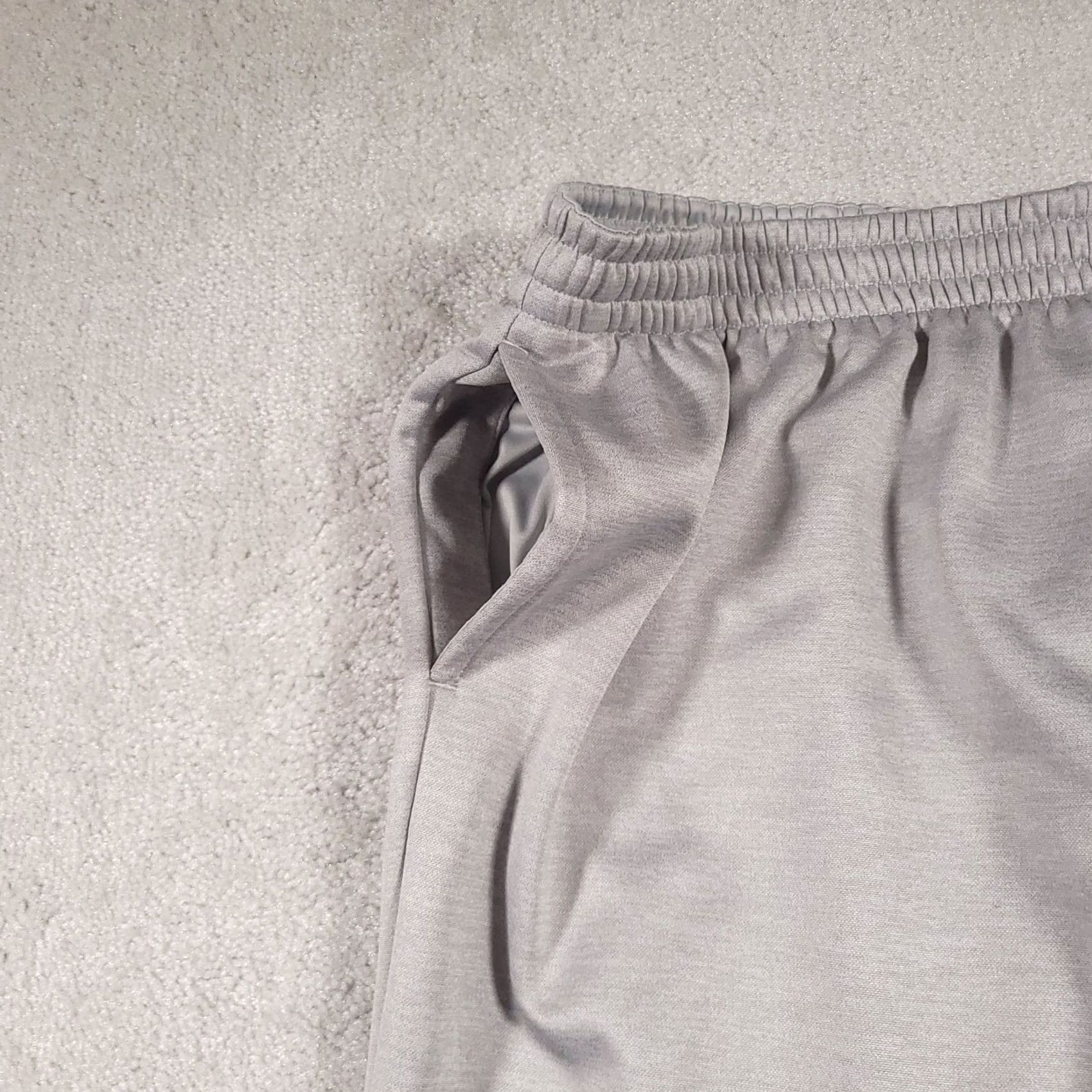 Adidas Adidas Pants Mens 2XL Gray ClimaWarm Fleece Jogger Pockets Drawstring Athletic Size US 39 - 4 Thumbnail