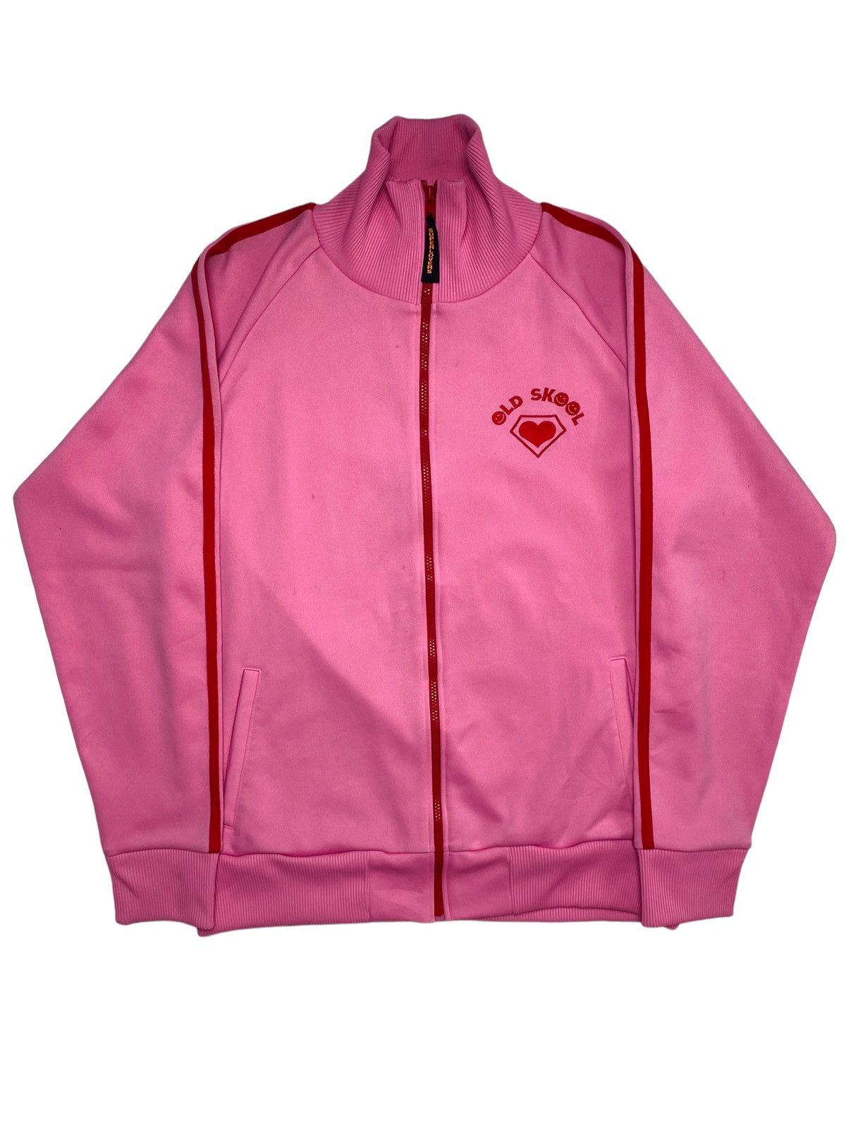 Angel Blue 2000s Super Lovers - Tokyo New Wave Pink Track Jacket Size US M / EU 48-50 / 2 - 2 Thumbnail