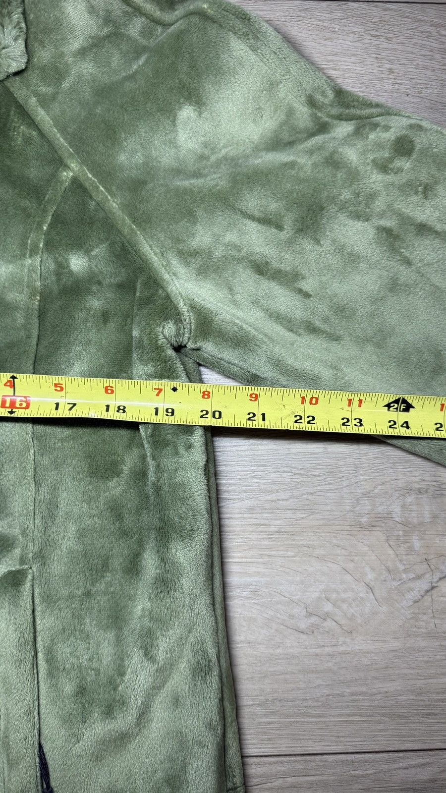 Polo Ralph Lauren Y2K 2000s Green Tea Olive Green Fur Lined Zip Up Fleece Size L / US 10 / IT 46 - 4 Thumbnail