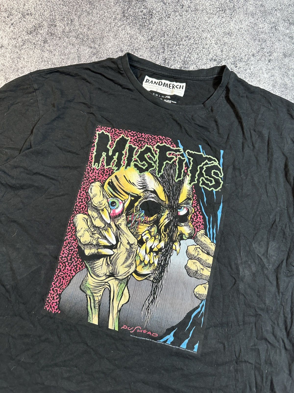 Band Tees × Misfits Misfits Print Bands Tees T-shirt Streetwear Rare Rock USA Size US XXL / EU 58 / 5 - 2 Thumbnail
