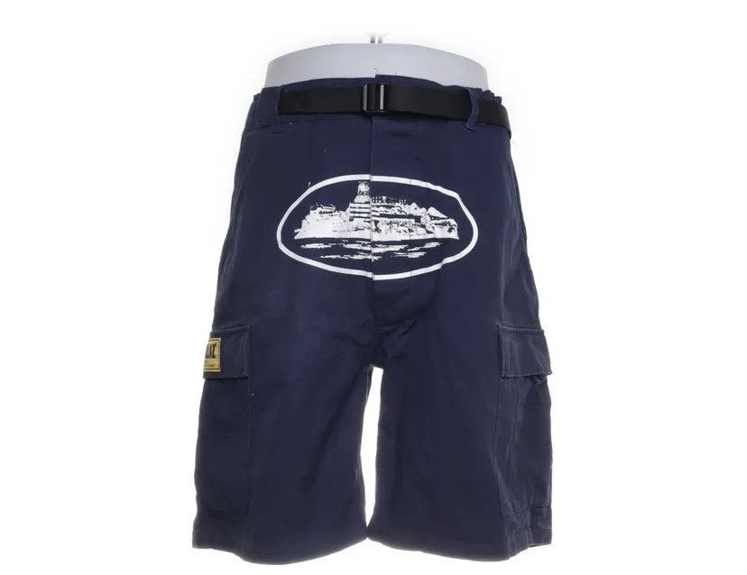 Corteiz Navy Cargos Corteiz Guerillaz* Cargo Pants Navy – RIF LA