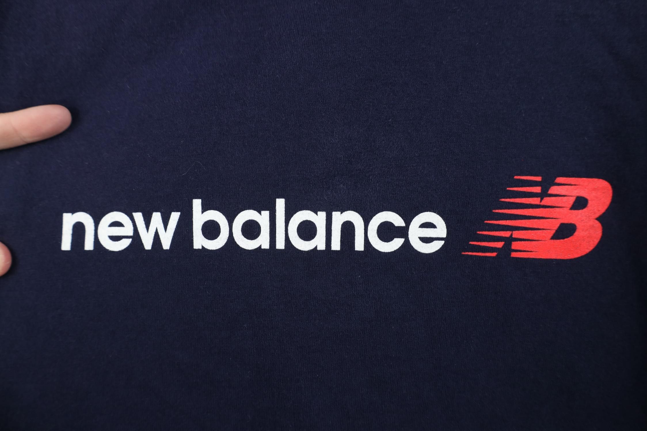 New Balance Vintage 90s Y2K New Balance Short Sleeve T-Shirt Blue USA Size US L / EU 52-54 / 3 - 4 Thumbnail