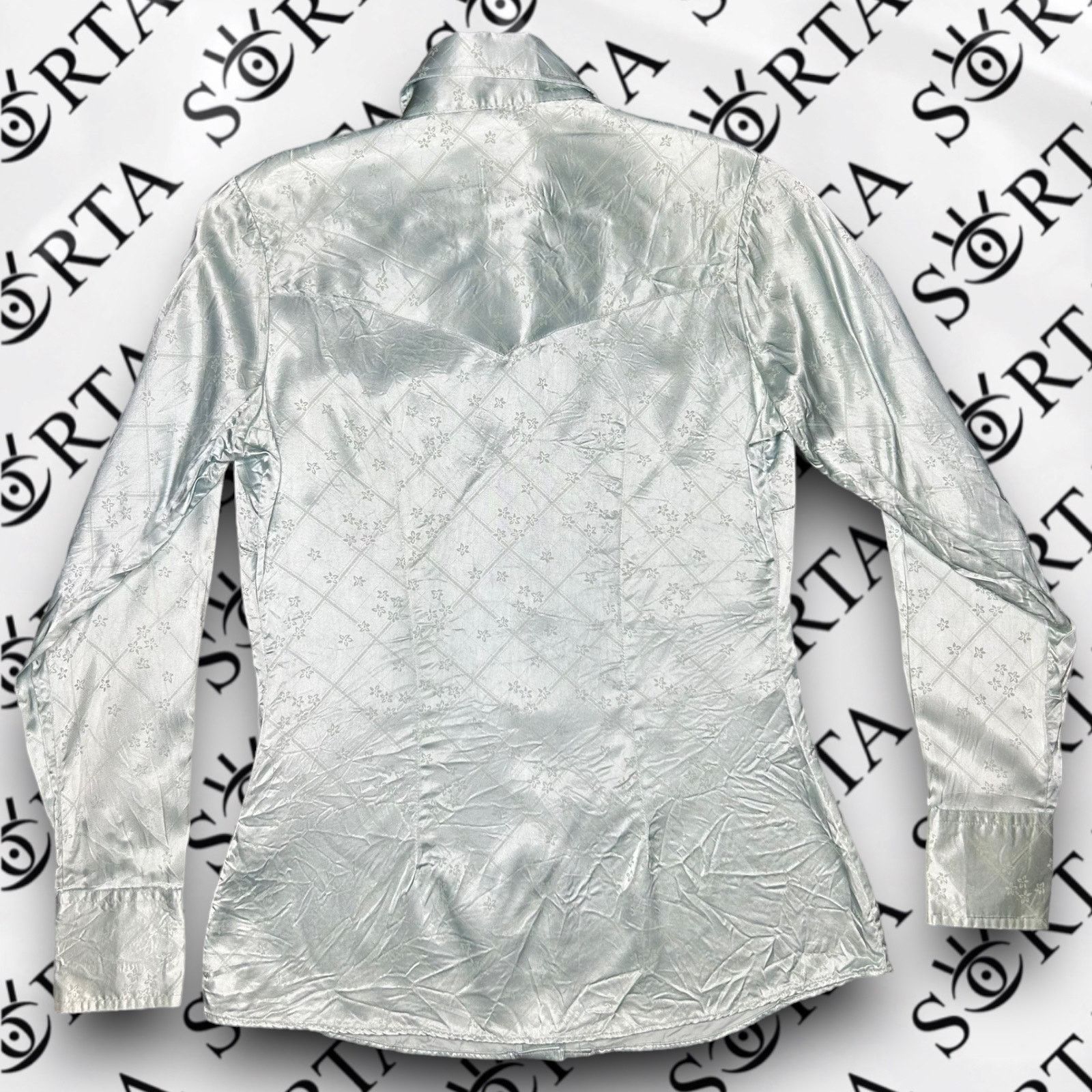 Vintage VTG Woman’s 70s/80s Pearl Snap Miller Western Wear Shirt Size M / US 6-8 / IT 42-44 - 2 Thumbnail
