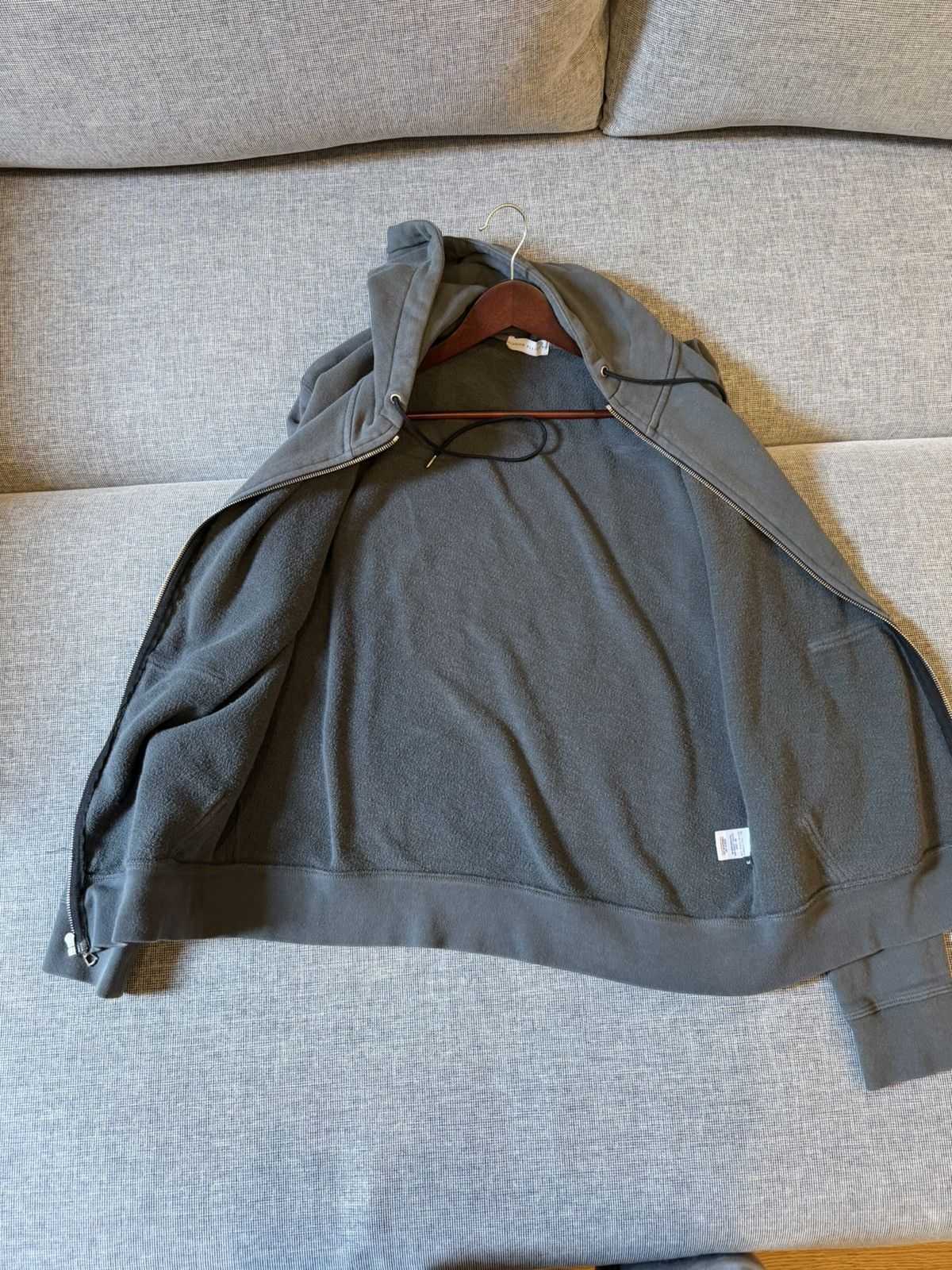 John Elliott John Elliott Zip Hoodie Slate/Dark Teal Size 3 (L) Size US L / EU 52-54 / 3 - 3 Thumbnail