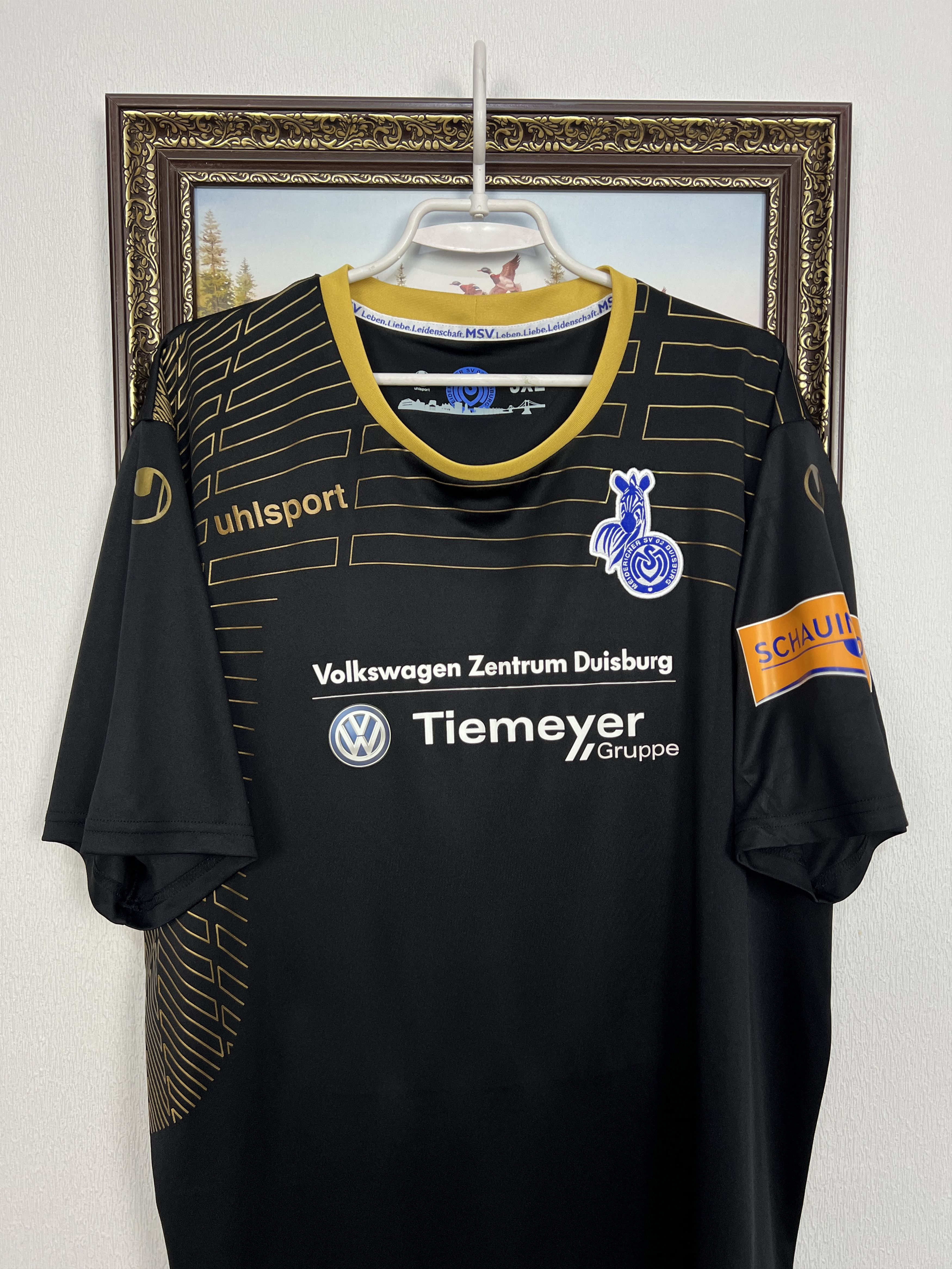 Vintage MSV Duisburg Away football shirt Soccer Jersey Trikot Sz 3XL Size US XXL / EU 58 / 5 - 2 Thumbnail