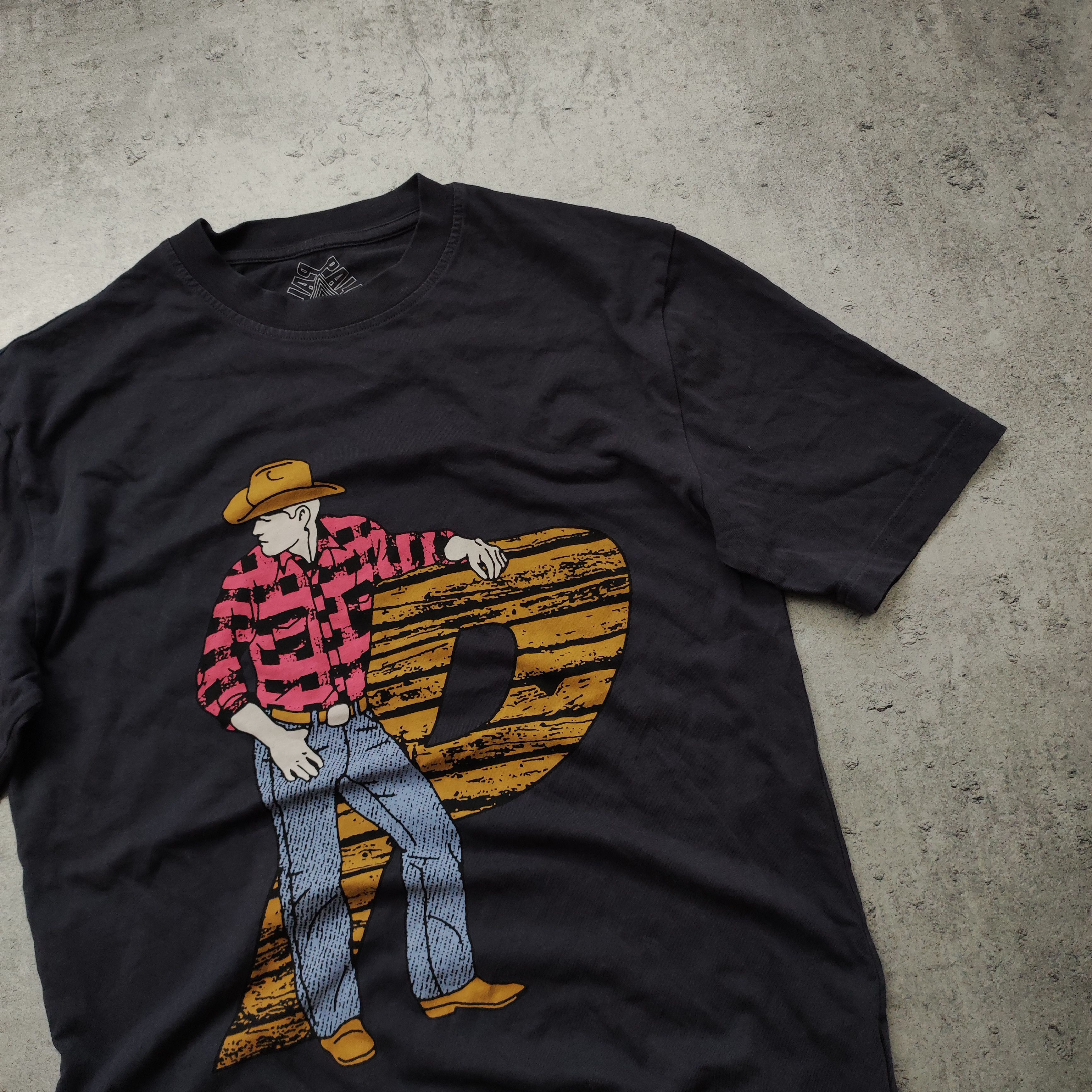 Palace Palace Skateboards Saddle Up Gray Tee Size US S / EU 44-46 / 1 - 3 Thumbnail