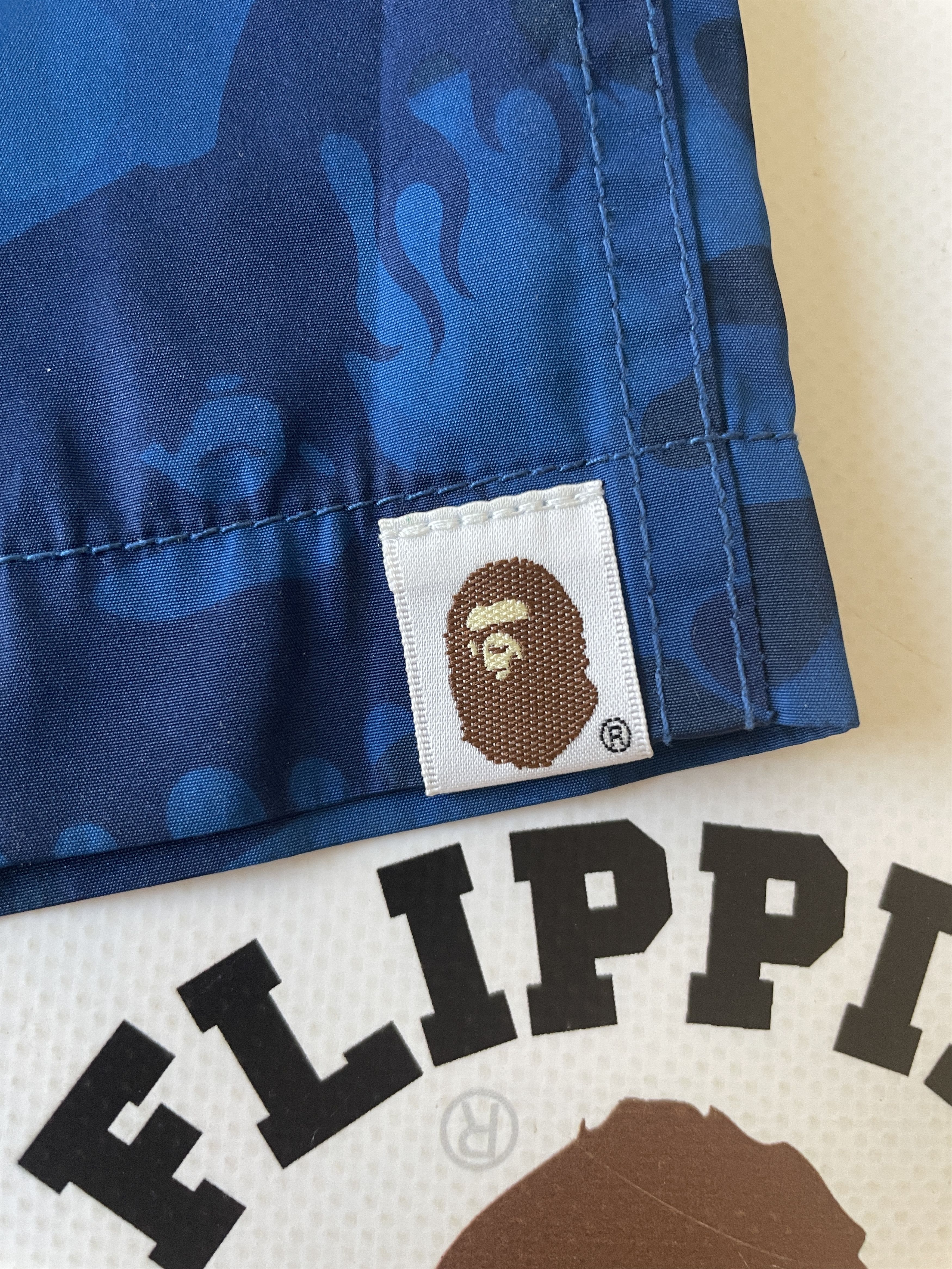 Bape FIRE CAMO BEACH SHORTS Size US 32 / EU 48 - 10 Thumbnail