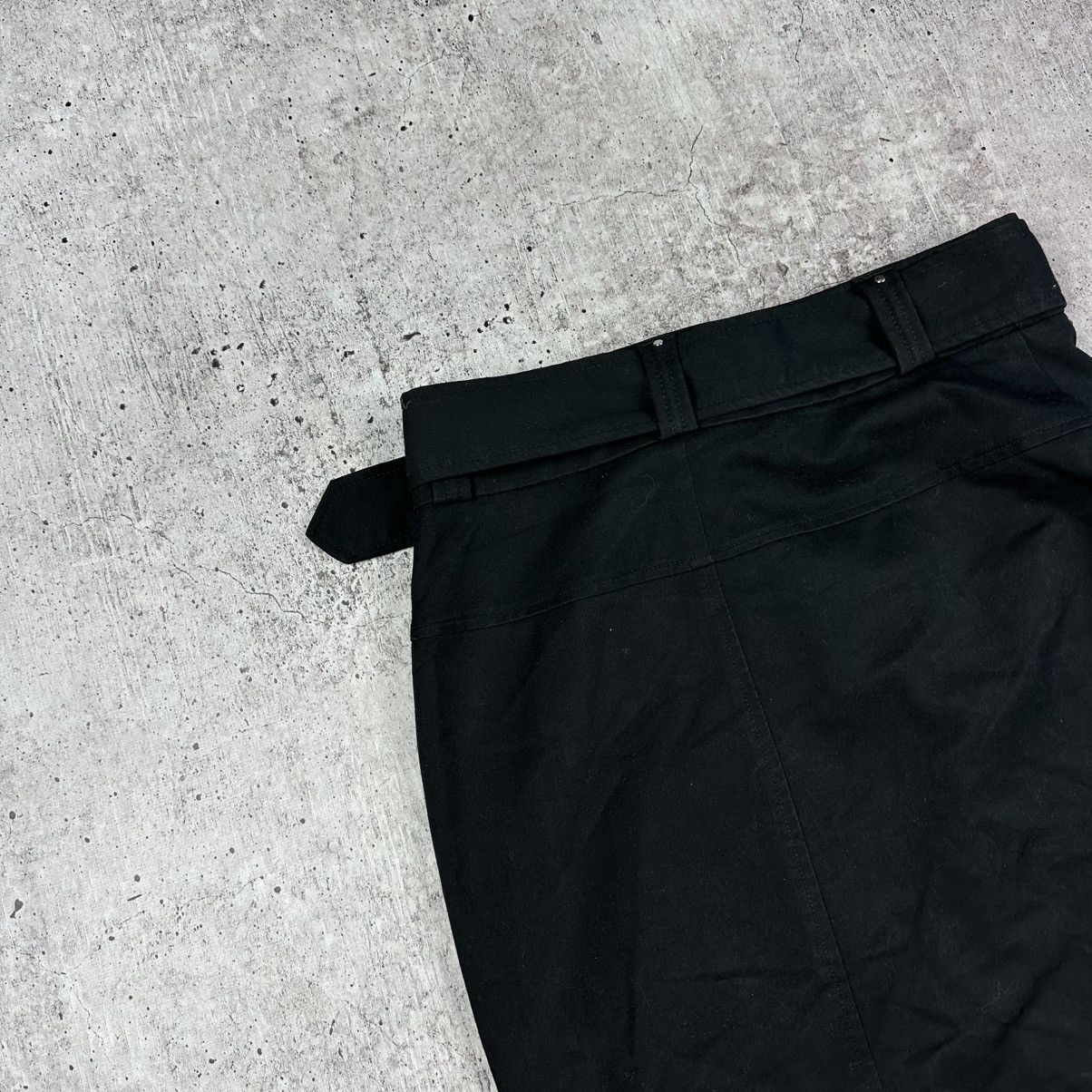 Jean Paul Gaultier Women's Jean Paul Gaultier x Lindex Midi Black Skirt Size 25" / US 0 / IT 36 - 10 Thumbnail