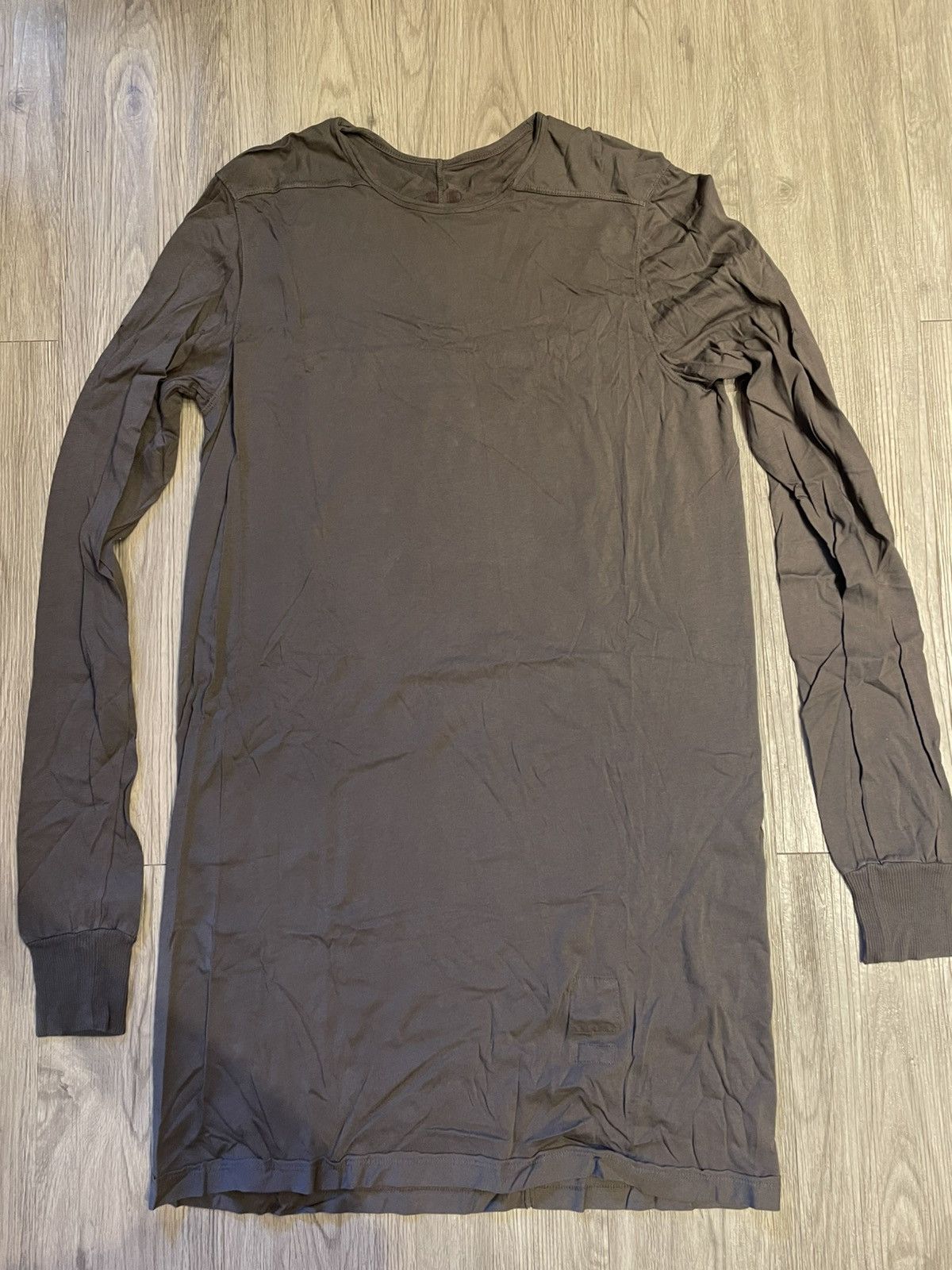 Rick Owens Drkshdw Rick Owens Long Sleeve Tee Size US XL / EU 56 / 4 - 1 Thumbnail