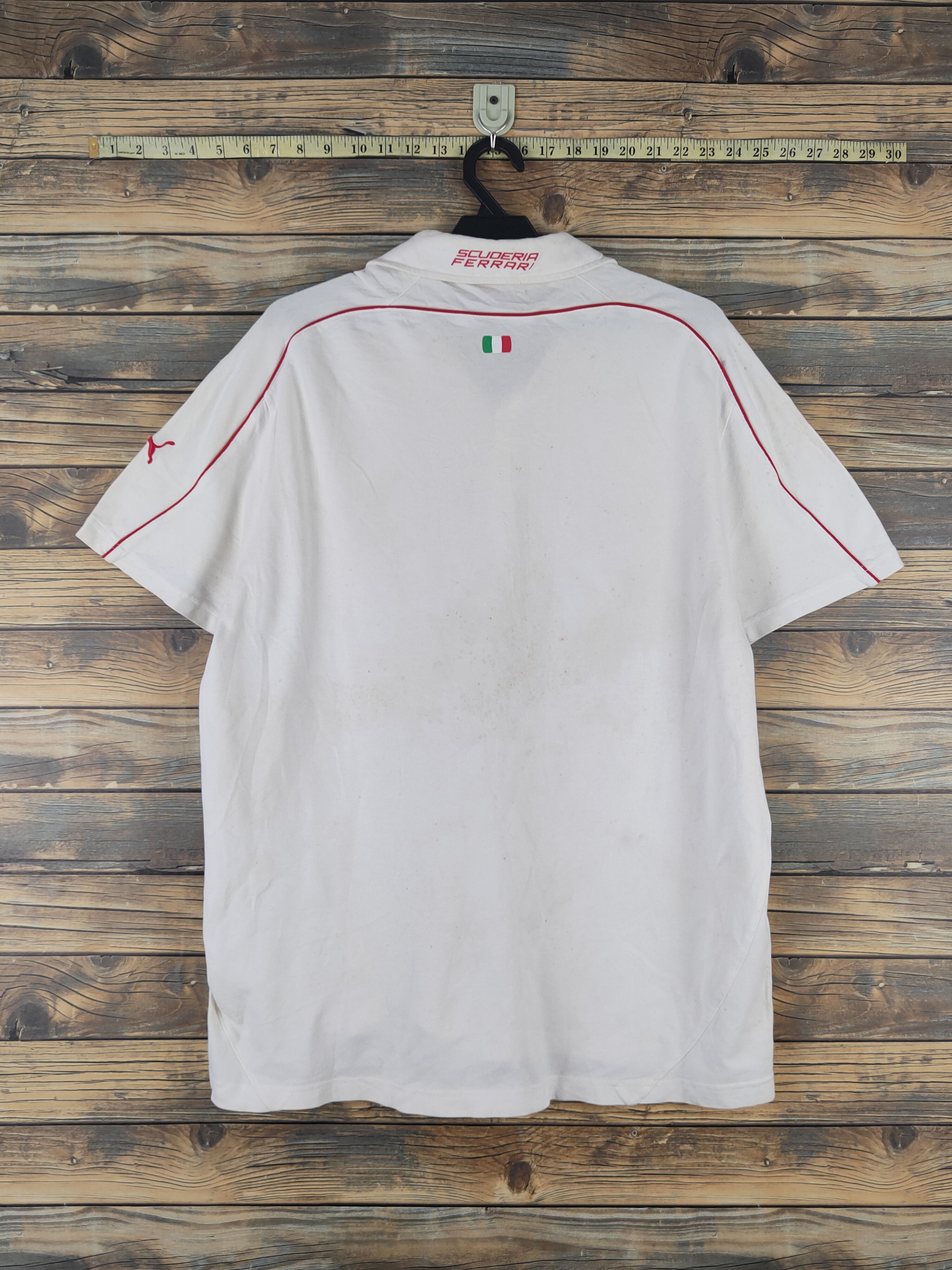 Ferrari DL Puma White Ferrari Polo Shirts #1734 Size US XL / EU 56 / 4 - 9 Thumbnail