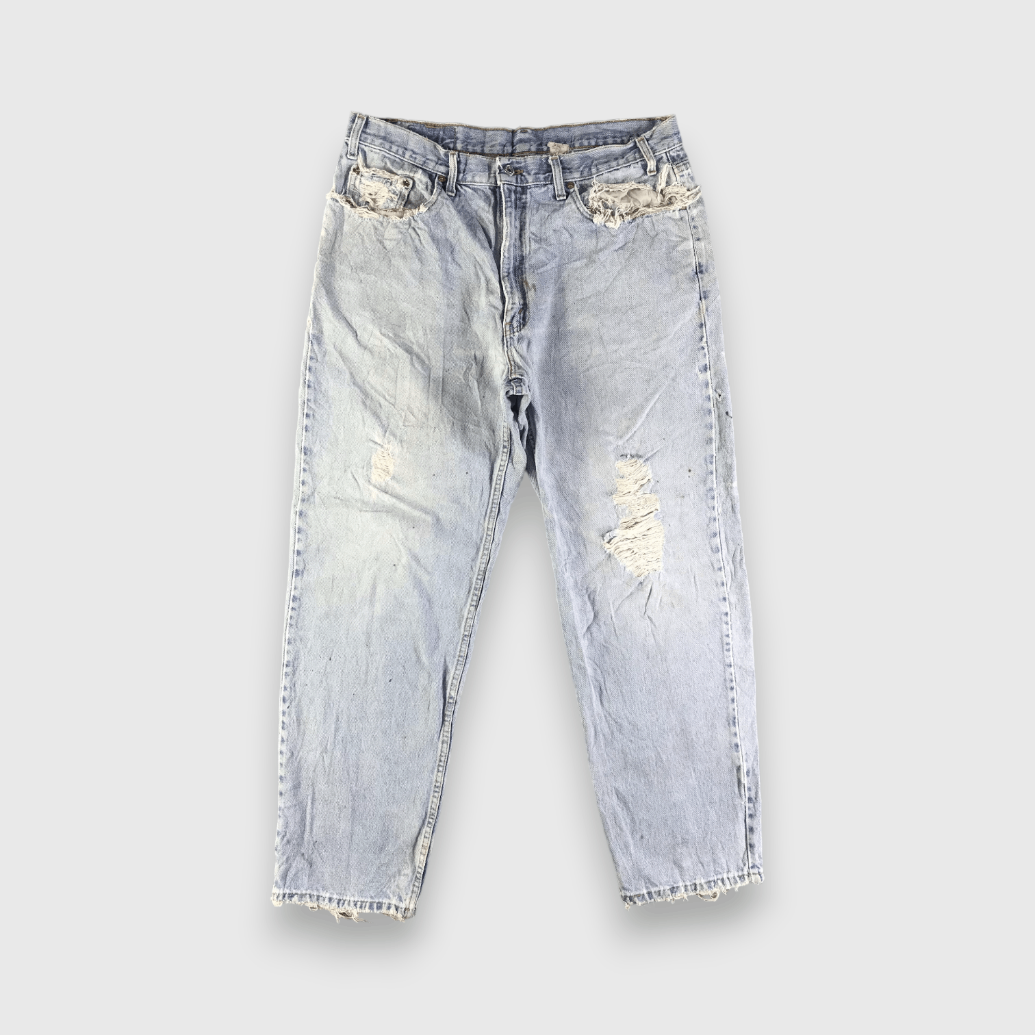 Levi's Vintage 90s Light Wash Levis 550 Jeans-J4193 Size US 37 - 1 Thumbnail