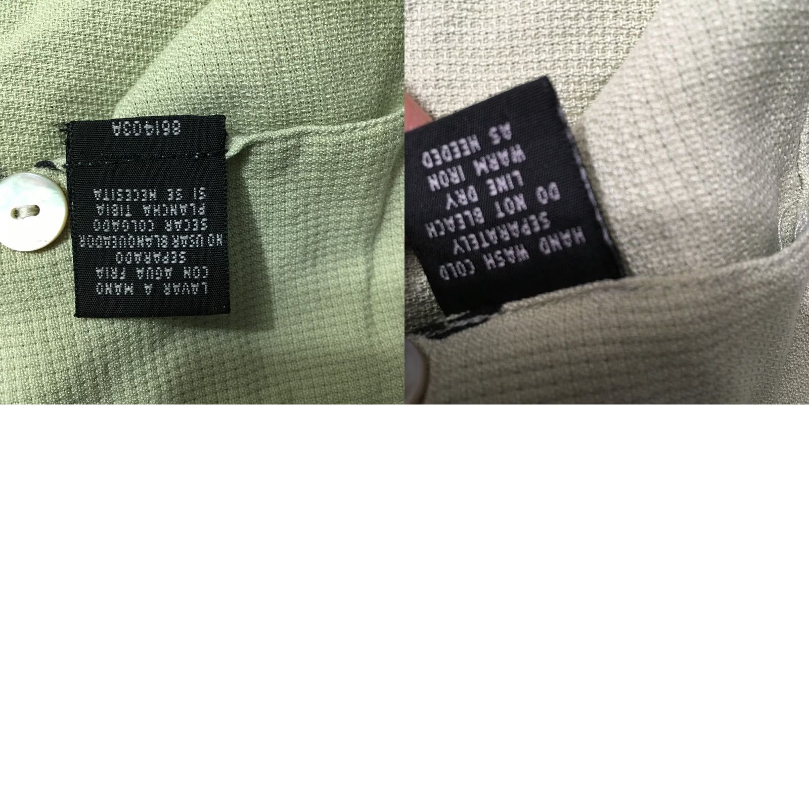 Vintage J Ferrar Shirt GREEN Large 100% Silk Short Sleeve Button Up Casual DESIGN Men Size US L / EU 52-54 / 3 - 8 Thumbnail