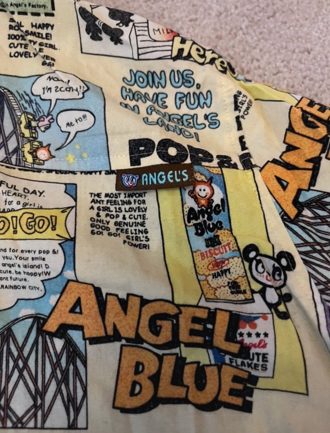 Angel Blue Angel Blue Manga Short-Sleeve Shirt Size ONE SIZE - 5 Thumbnail