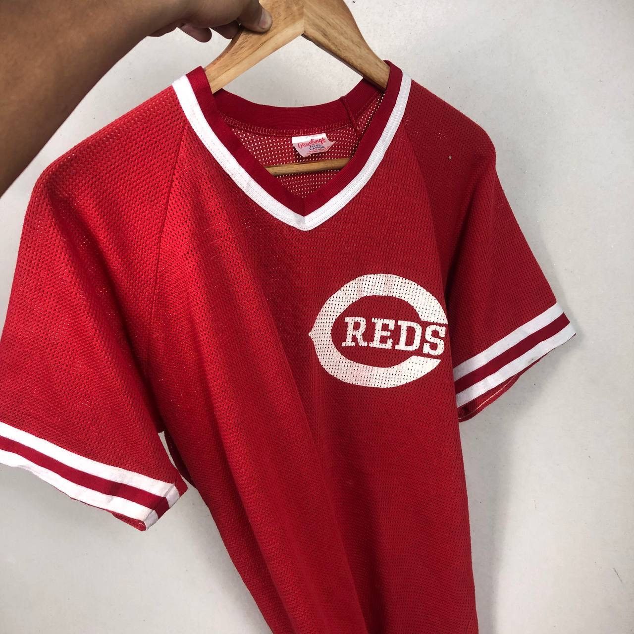 Vintage Vintage 90s Cincinnati Reds MLB Baseball Kit Jersey Size US L / EU 52-54 / 3 - 4 Thumbnail