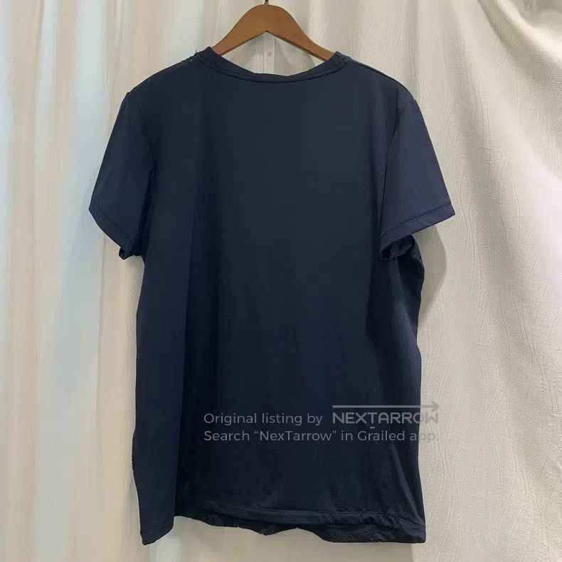 Balenciaga Balenciaga Perforated Short Sleeve T-Shirt L Size Size US L / EU 52-54 / 3 - 2 Thumbnail