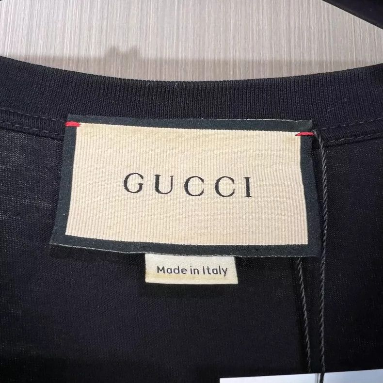 Gucci Gucci Heavy industry rhinestone letter short sleeves 2504-N Size US XS / EU 42 / 0 - 5 Thumbnail