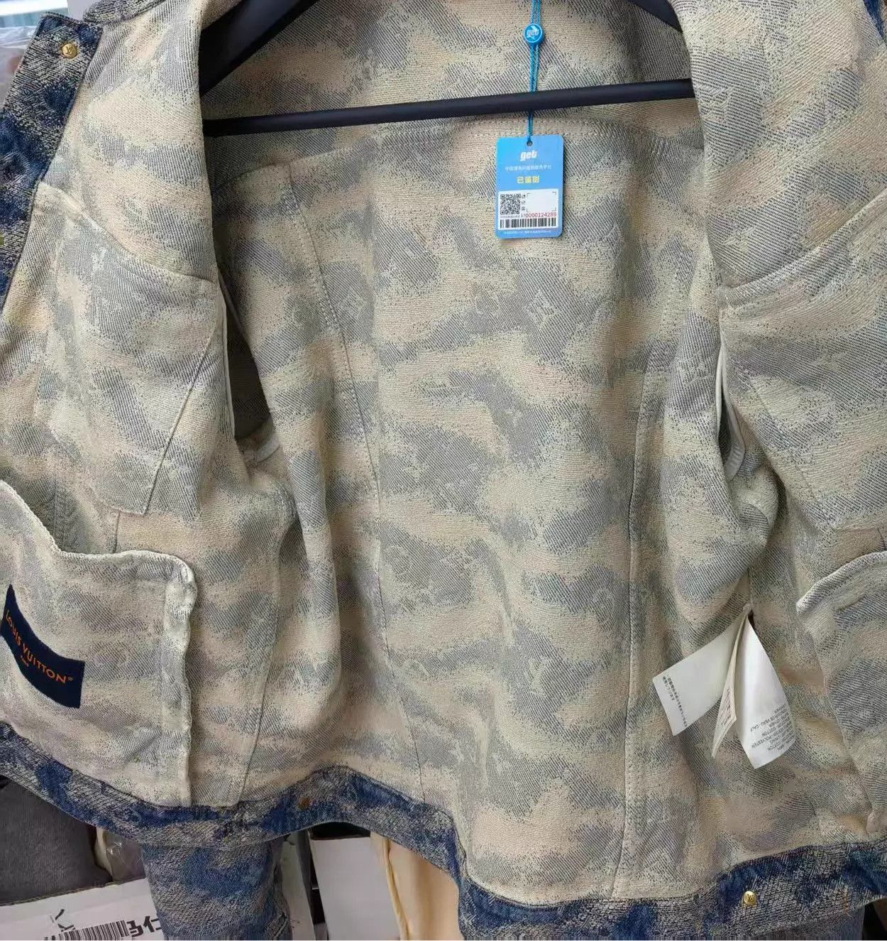 Louis Vuitton LV +26 All Over Print Denim Jacket Size 54 Size US L / EU 52-54 / 3 - 3 Thumbnail