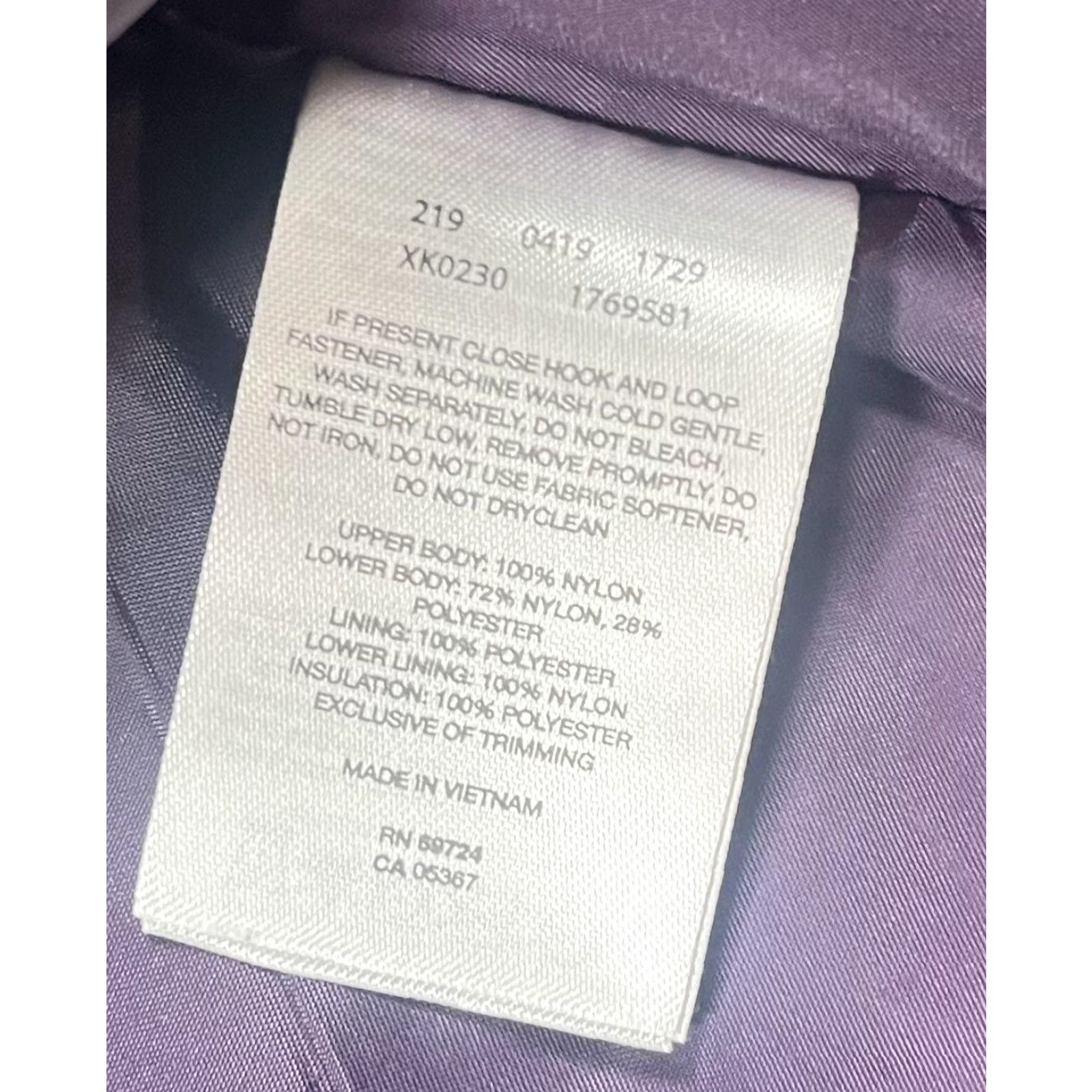 Pinko Columbia Jacket Womens Small Purple Pink Omni-Tech Omni-Heat Hooded Parka Ski Shirt Size S / US 4 / IT 40 - 8 Thumbnail