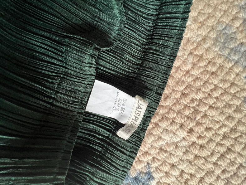 Issey Miyake Issey Miyake size:2 Green pleated pants Size 42" / US 20 - 2 Thumbnail