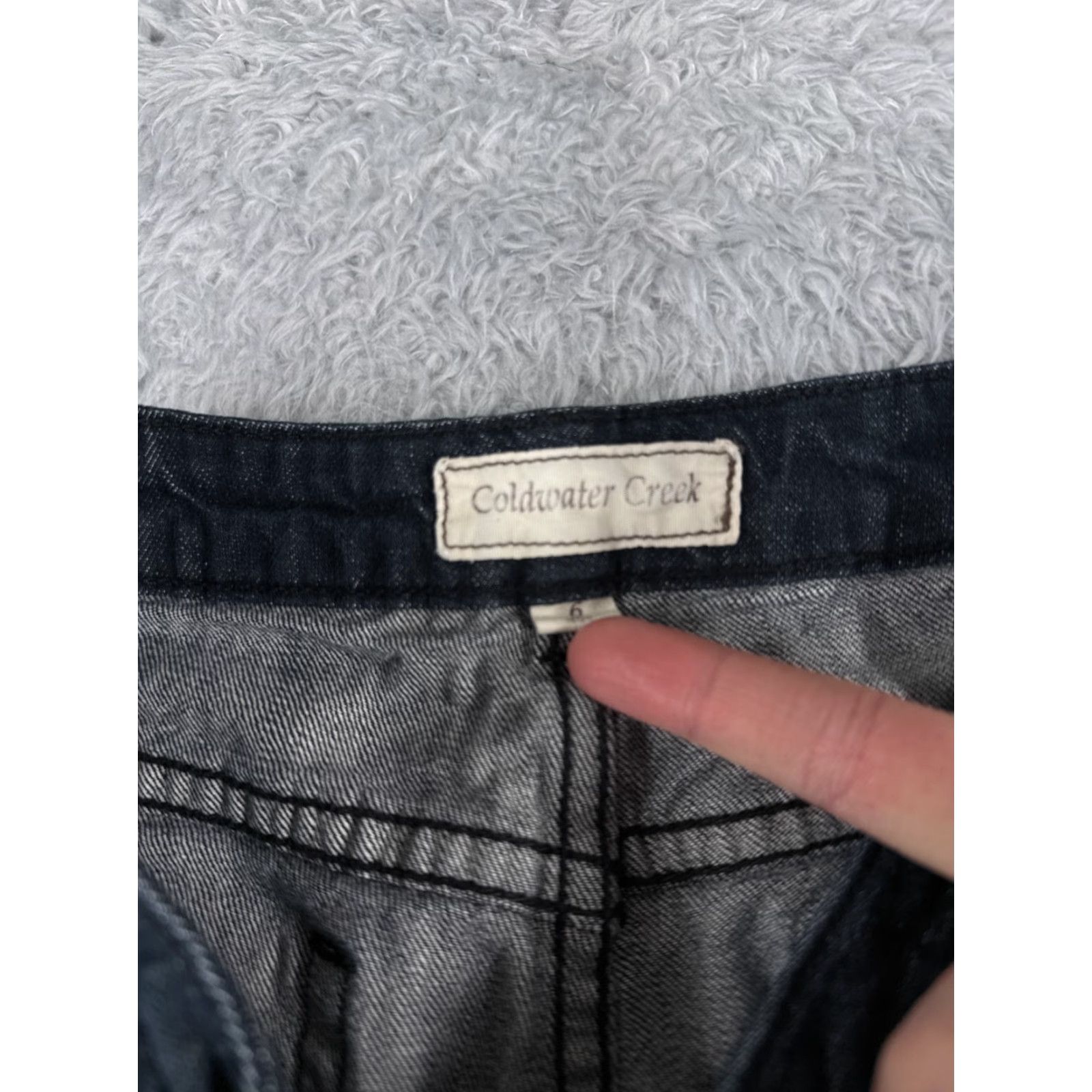 Coldwater Creek Coldwater Creek Jeans Womens Bootcut Denim Blue 6 Dark Wash 26x29 5-Pocket Stretch Mid Rise Size 28" / US 6 / IT 42 - 6 Thumbnail