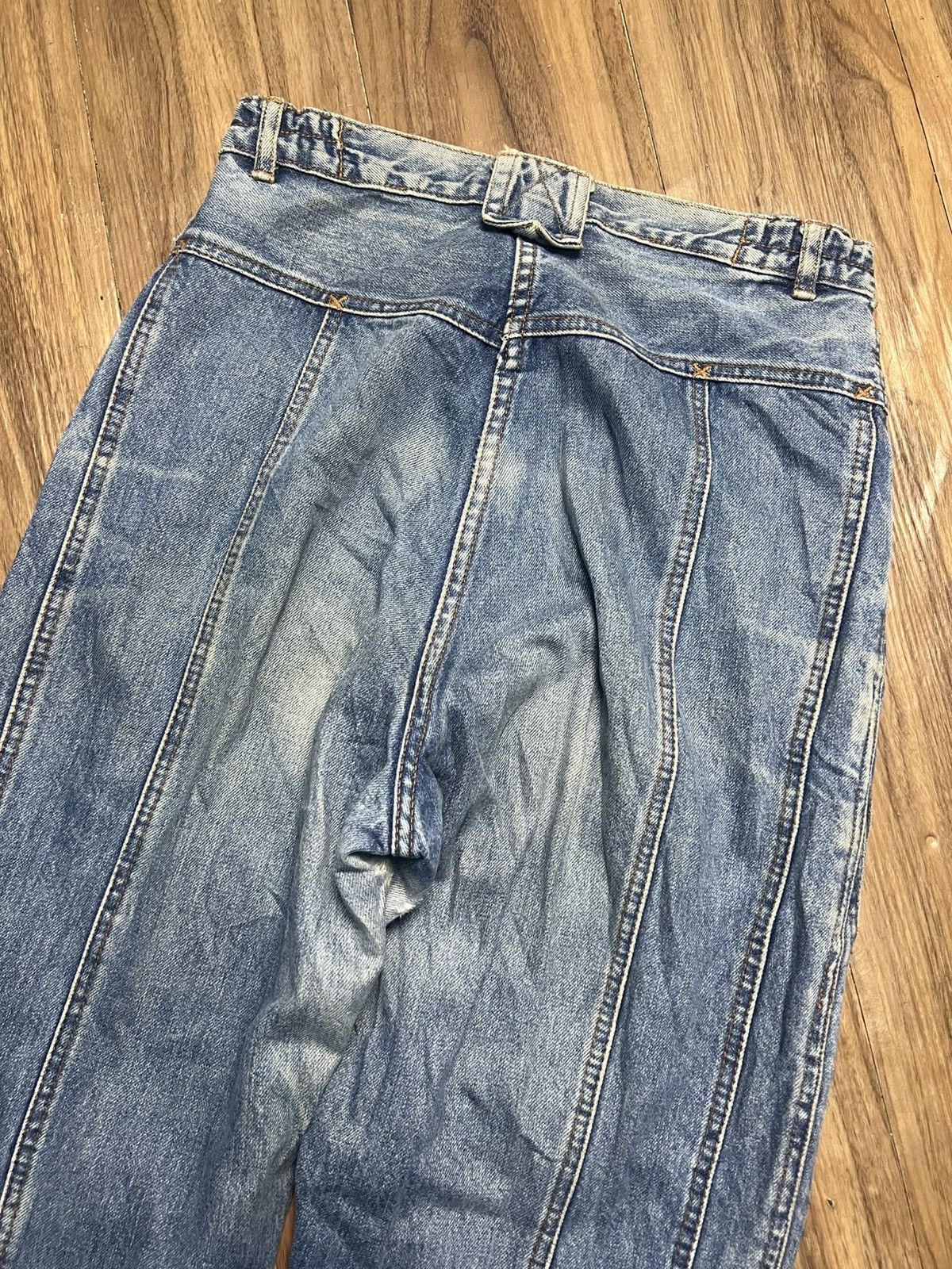 Beauty Beast 90s American Style High-Rise Unique Seam (42) Size 28" / US 6 / IT 42 - 11 Thumbnail