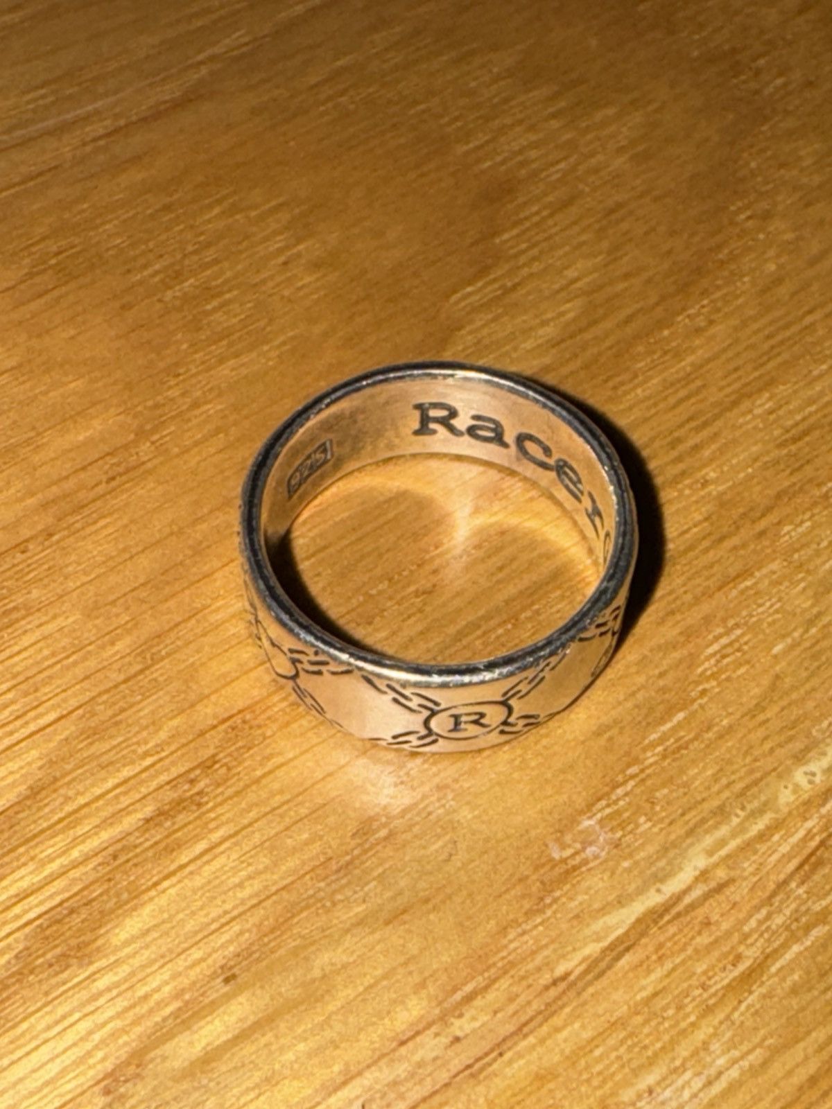 Racer Worldwide RACER heart monogram ring Size ONE SIZE - 2 Thumbnail