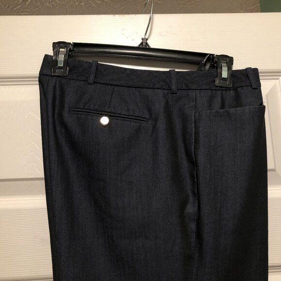 Calvin Klein CALVIN KLEIN WOMEN'S BLUE 77%POLYESTER DRESS PANTS 12/31 Size 34" / US 12 / IT 48 - 1 Thumbnail