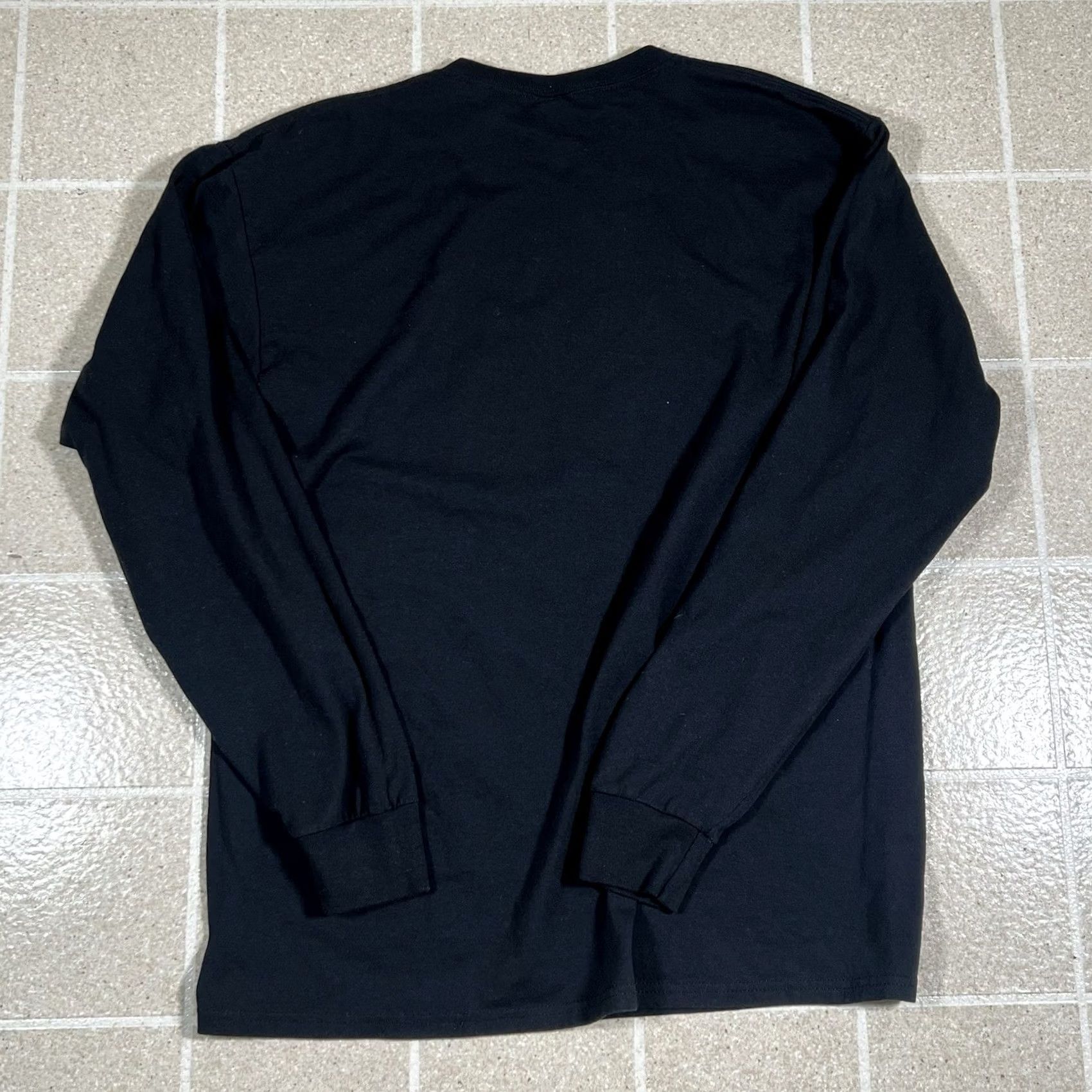 Vintage VINTAGE Cavalcade Of Cars Longsleeve Tshirt Racing Y2K Grunge Men L Black Tshirt Size US L / EU 52-54 / 3 - 3 Thumbnail