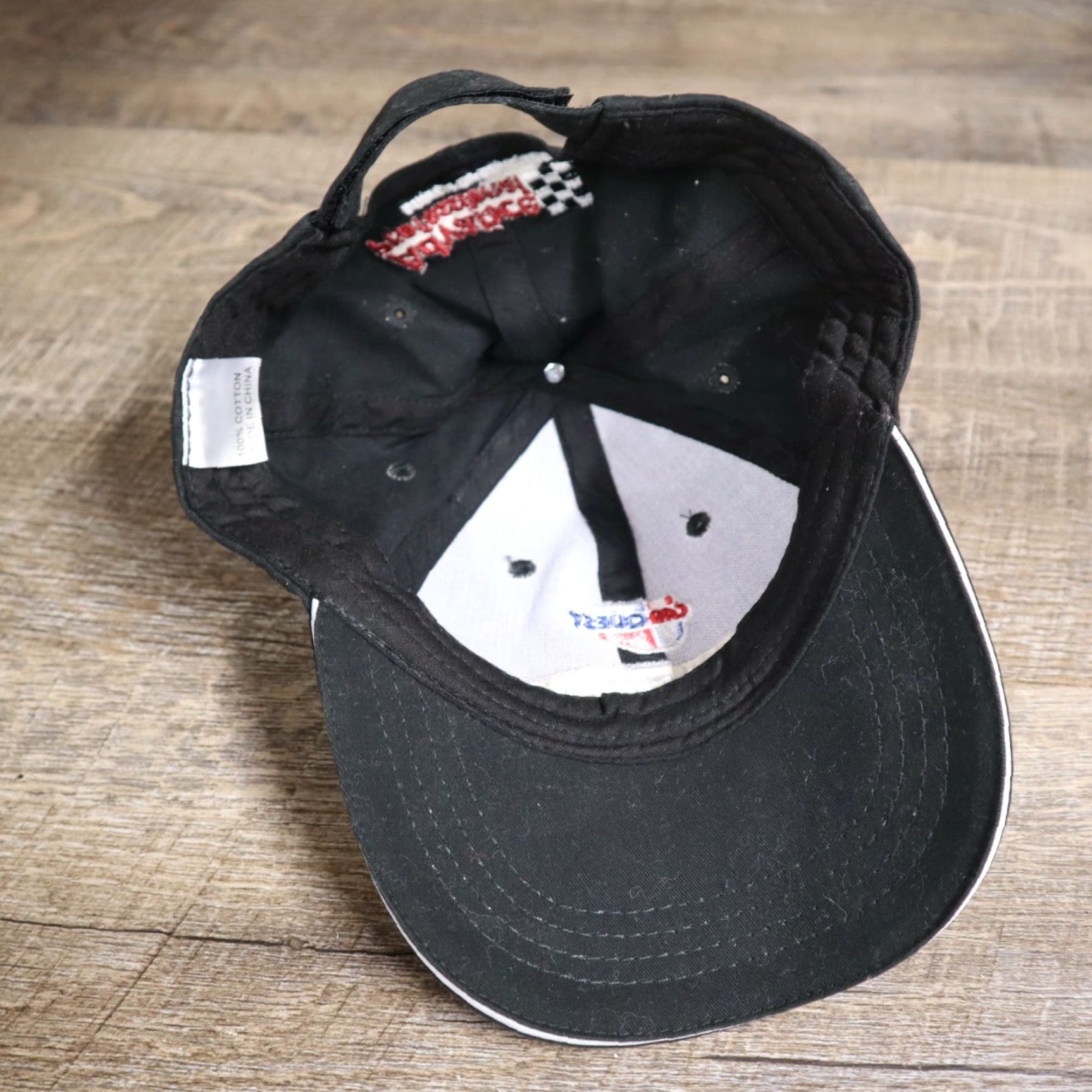 Vintage Men Black One Size Adjustable Cotton Baseball Cap Size ONE SIZE - 6 Thumbnail