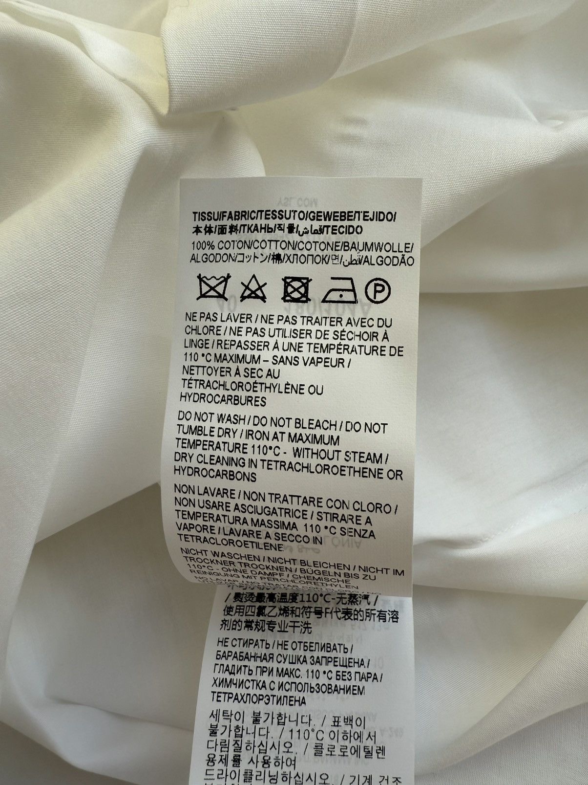 Saint Laurent Paris $760 SS23 BNWT Saint Laurent white shirt Sz 40 cotton poplin Size 40R - 22 Thumbnail