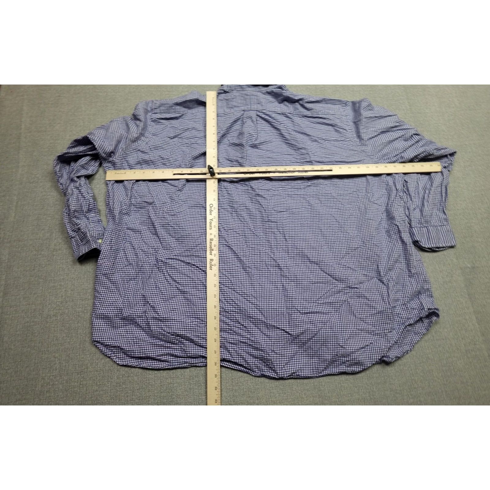 Ralph Lauren Ralph Lauren Dress Shirt Mens 4XB Blue Check Long Sleeve Button-Down Casual Size US XXL / EU 58 / 5 - 5 Thumbnail