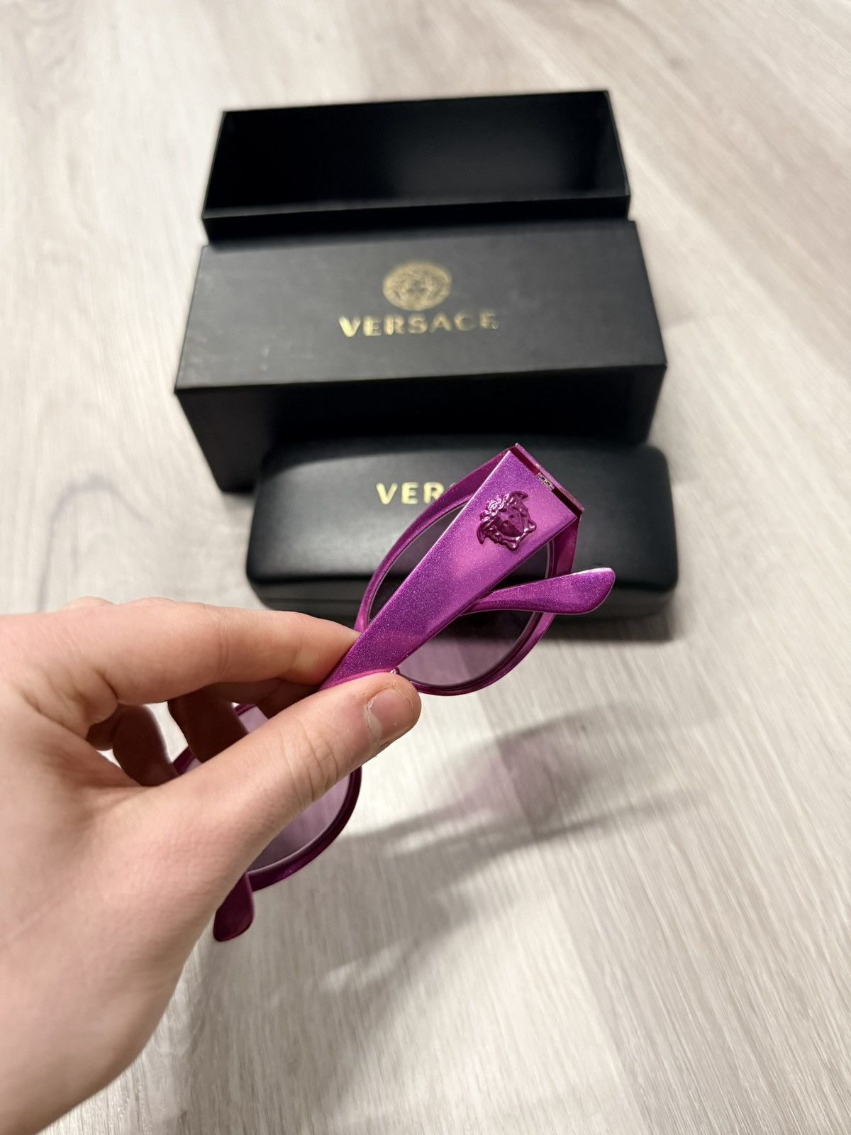 Versace Versace Logo Sunglasses NEW Size ONE SIZE - 2 Thumbnail