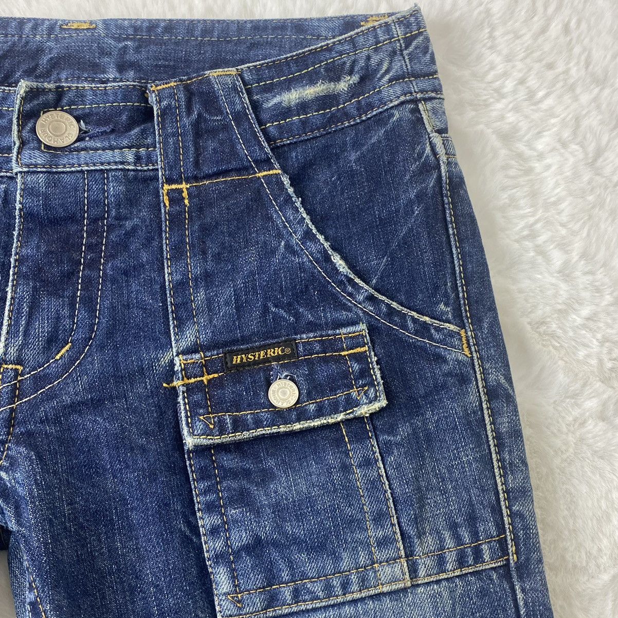 Hysteric Glamour Vintage Hysteric Glamour Boot Cut Flare Denim Pocket Jeans Size 30" / US 8 / IT 44 - 4 Thumbnail