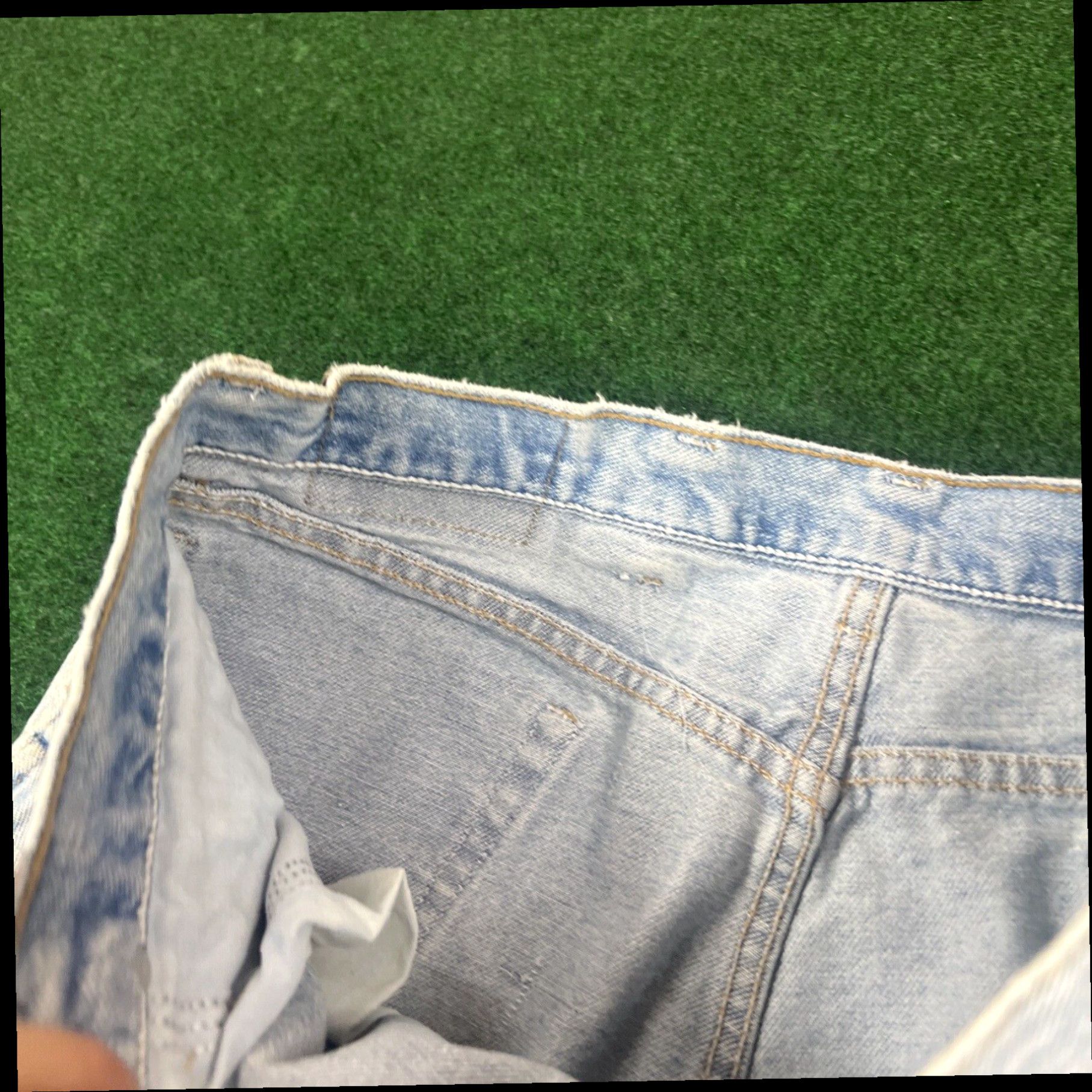 Wrangler Wrangler Denim Light blue Jean Shorts Men’s Size 32 Relaxed Fit Work Dirty Size US 32 / EU 48 - 5 Thumbnail