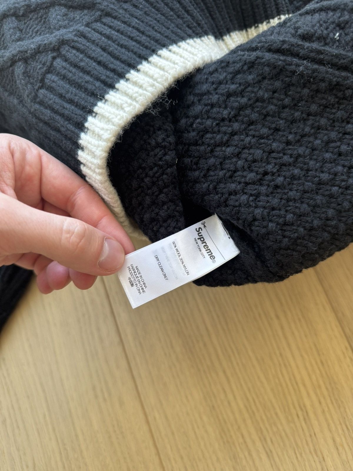 GOODENOUGH × Supreme Supreme GDEH Knit Zip Up Embroidered Hooded Sweater XL Size US XL / EU 56 / 4 - 11 Thumbnail