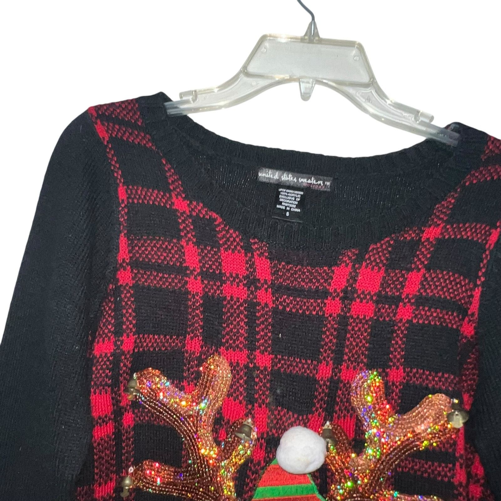 Other Reindeer Ugly Christmas Sweater United States Sweaters SM Size S / US 4 / IT 40 - 3 Thumbnail