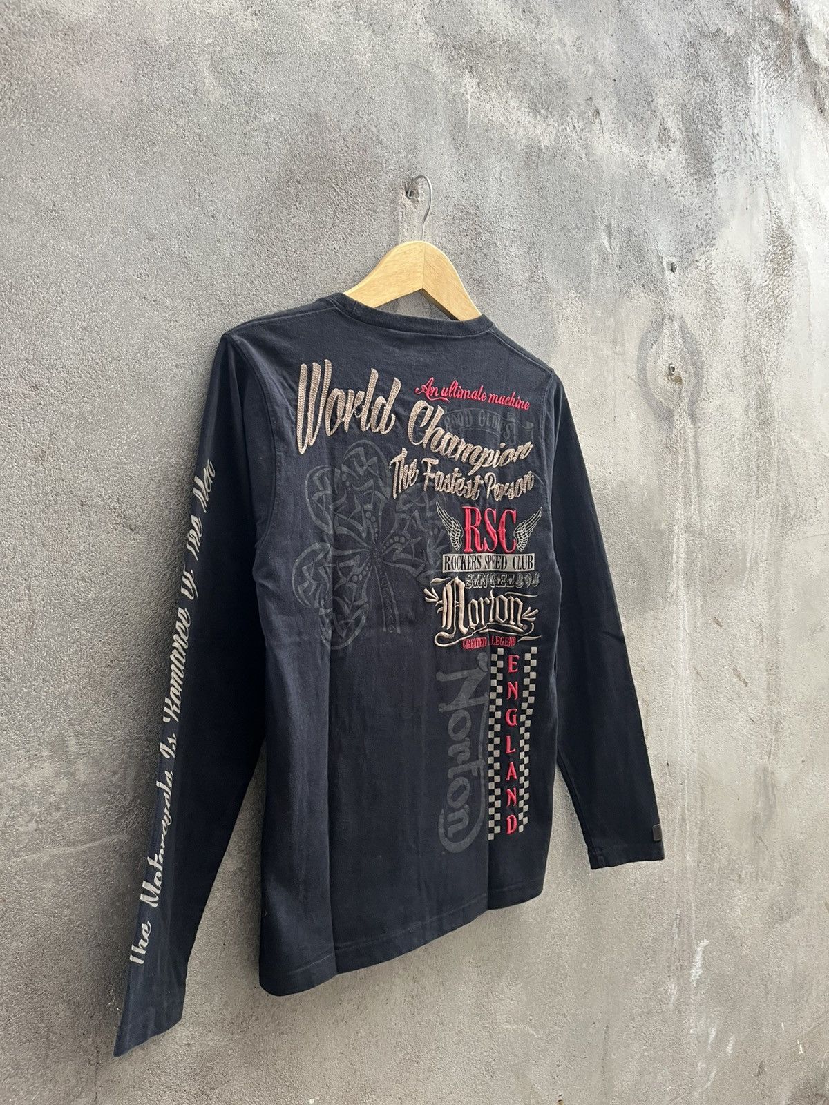 If Six Was Nine × Japanese Brand × Norton 200s Norton - RSC Rockers Speed Club Graphic Tee Size US S / EU 44-46 / 1 - 8 Thumbnail